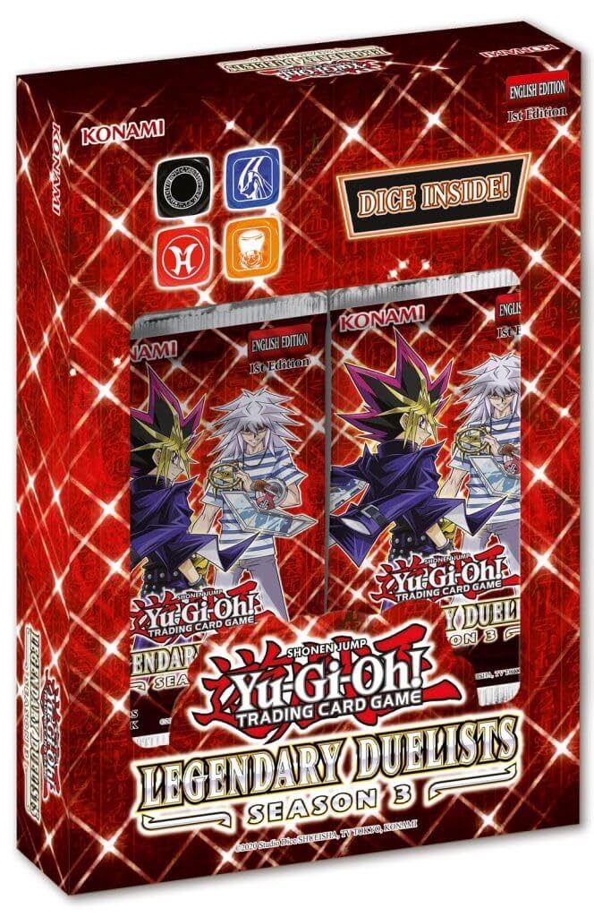 Yu-Gi-Oh! Legendary Duelists: Season 3 Card Game Box - 37 Cards + Dice