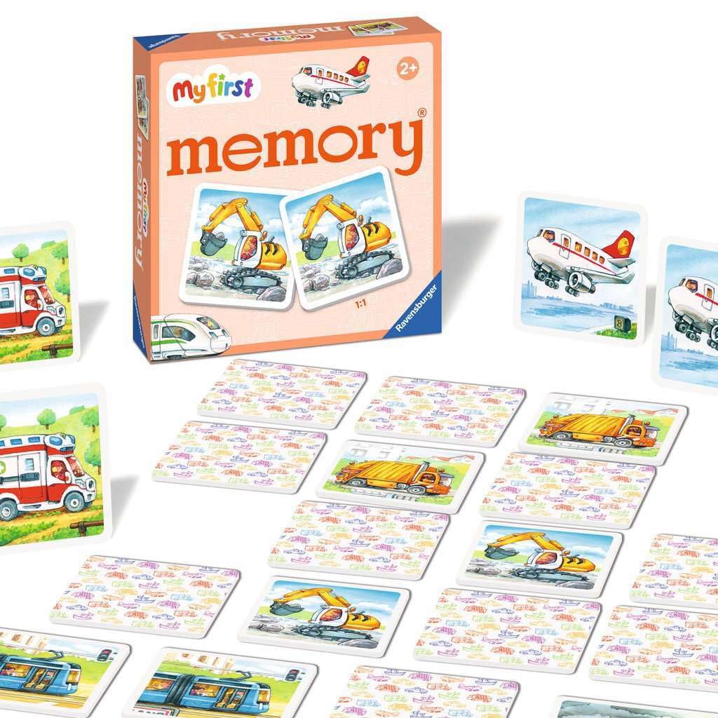 Ravensburger My First Memory Game - Vehicles | 24 Cards | Ages 2+ | Travel Game 5