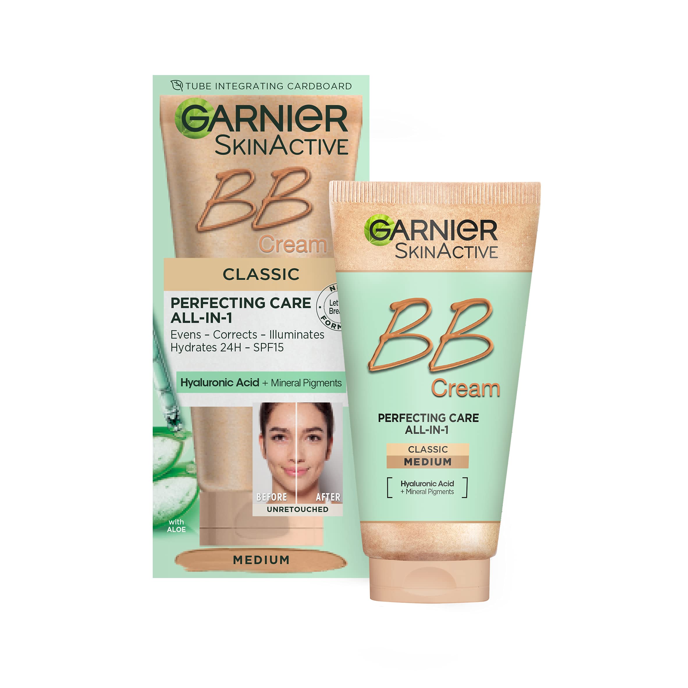 Garnier SkinActive All-in-1 BB Cream, Classic Medium, SPF 15, 50 ml