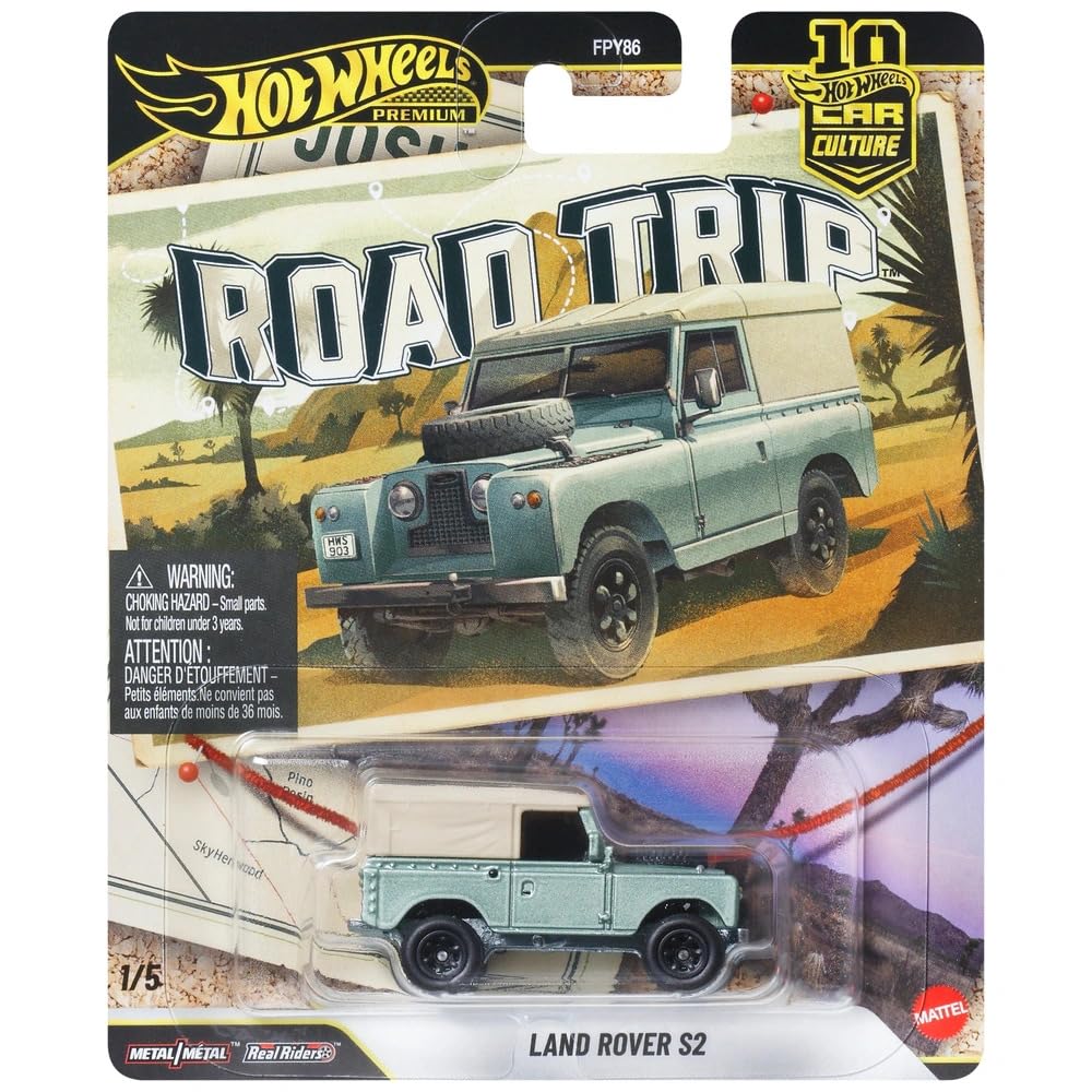 Hot Wheels Car Culture Land Rover S2 Die-Cast Car - 1:64 Scale