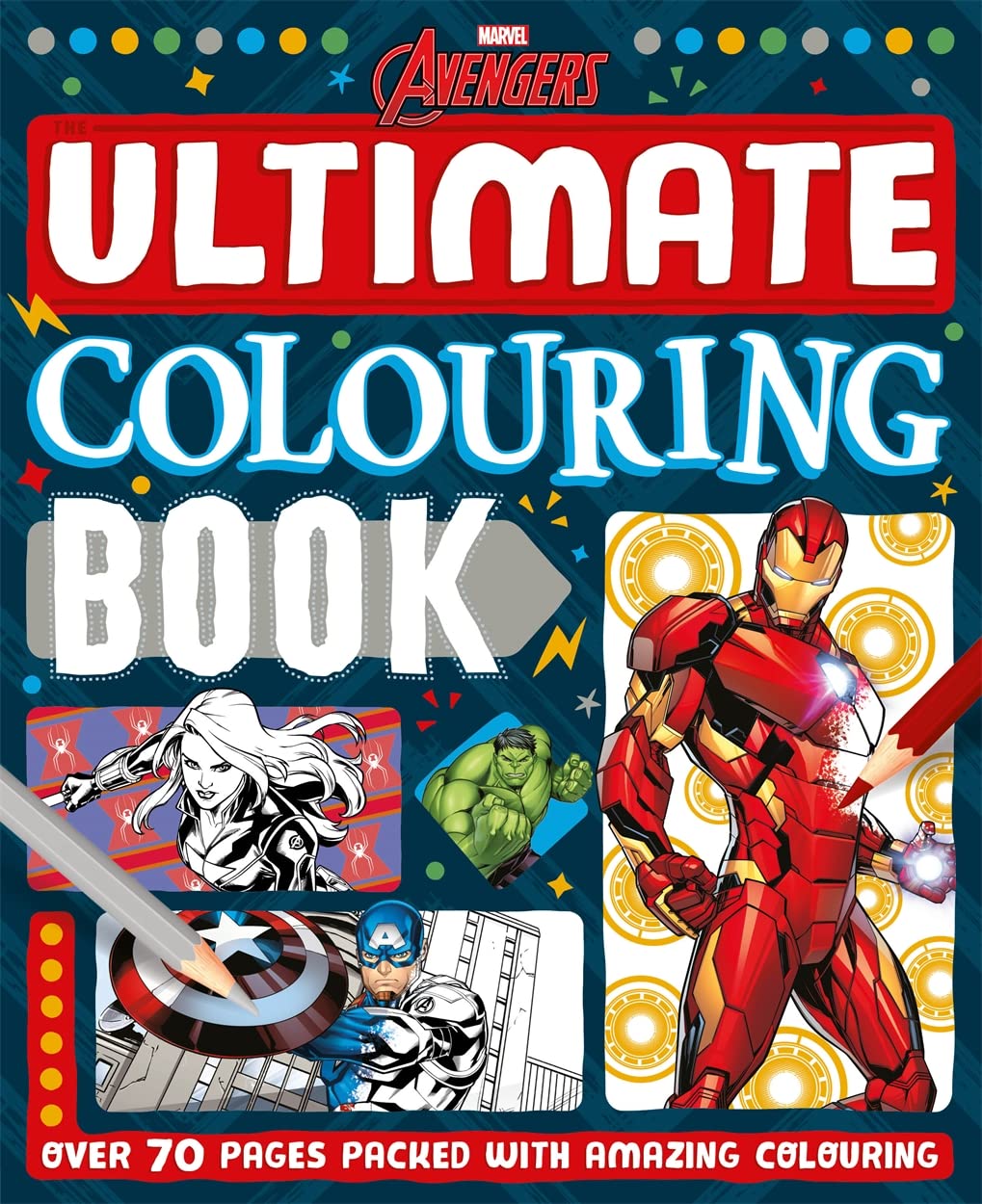 Autumn Marvel Avengers: The Ultimate Colouring Book | Ages 4-8 | Paperback 1