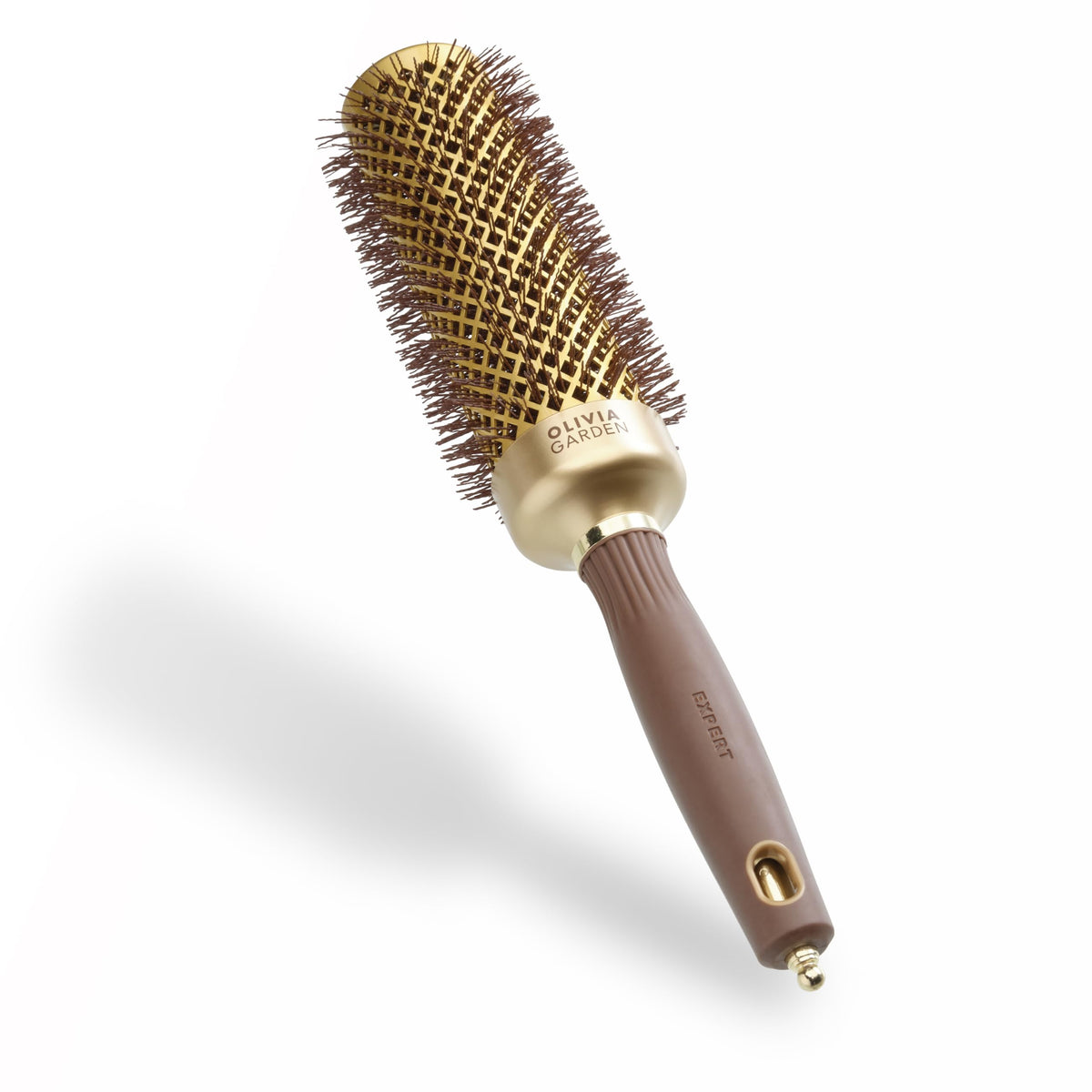 Olivia Garden Expert Blowout Speed Round Hairbrush - 45mm Ceramic Coated Barrel for Faster Blowouts
