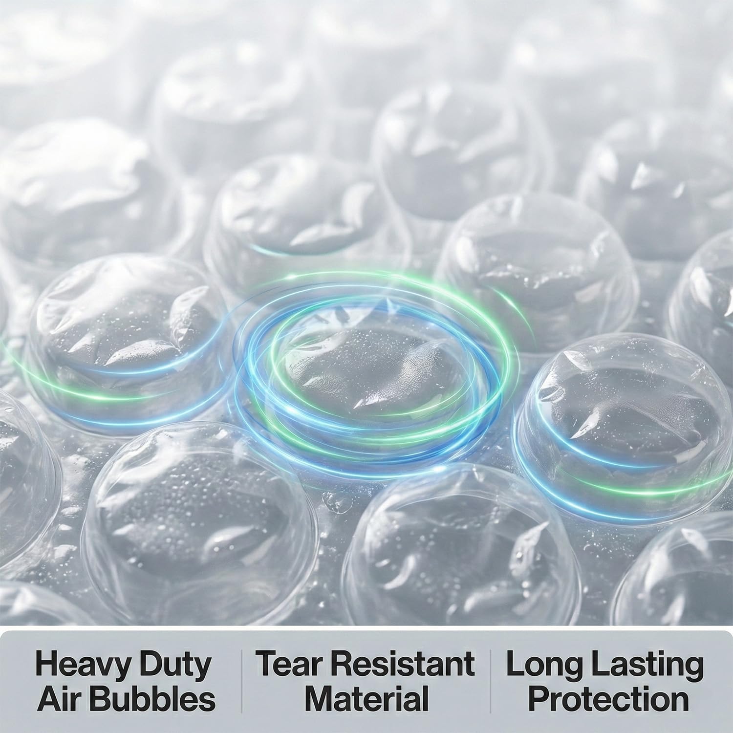 Rainberg Bubble Wrap Roll - 300mm x 10m | Strong Polythene Cushioning | Recyclable 3