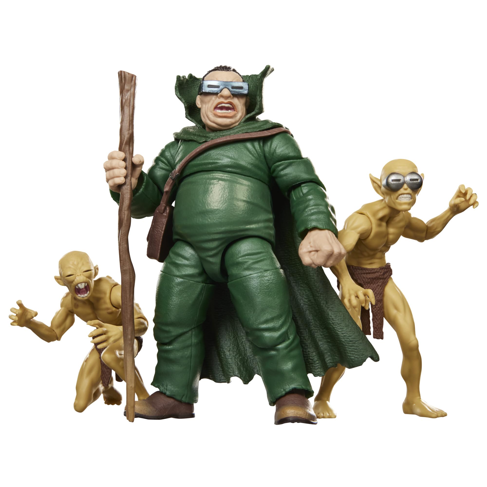 Marvel Legends Series Marvel's Mole Man & Moloids Multi-Pack - 3 Fantastic Four Comics-Inspired Collectible 15 cm Scale Action Figures | Ages 4+ 1