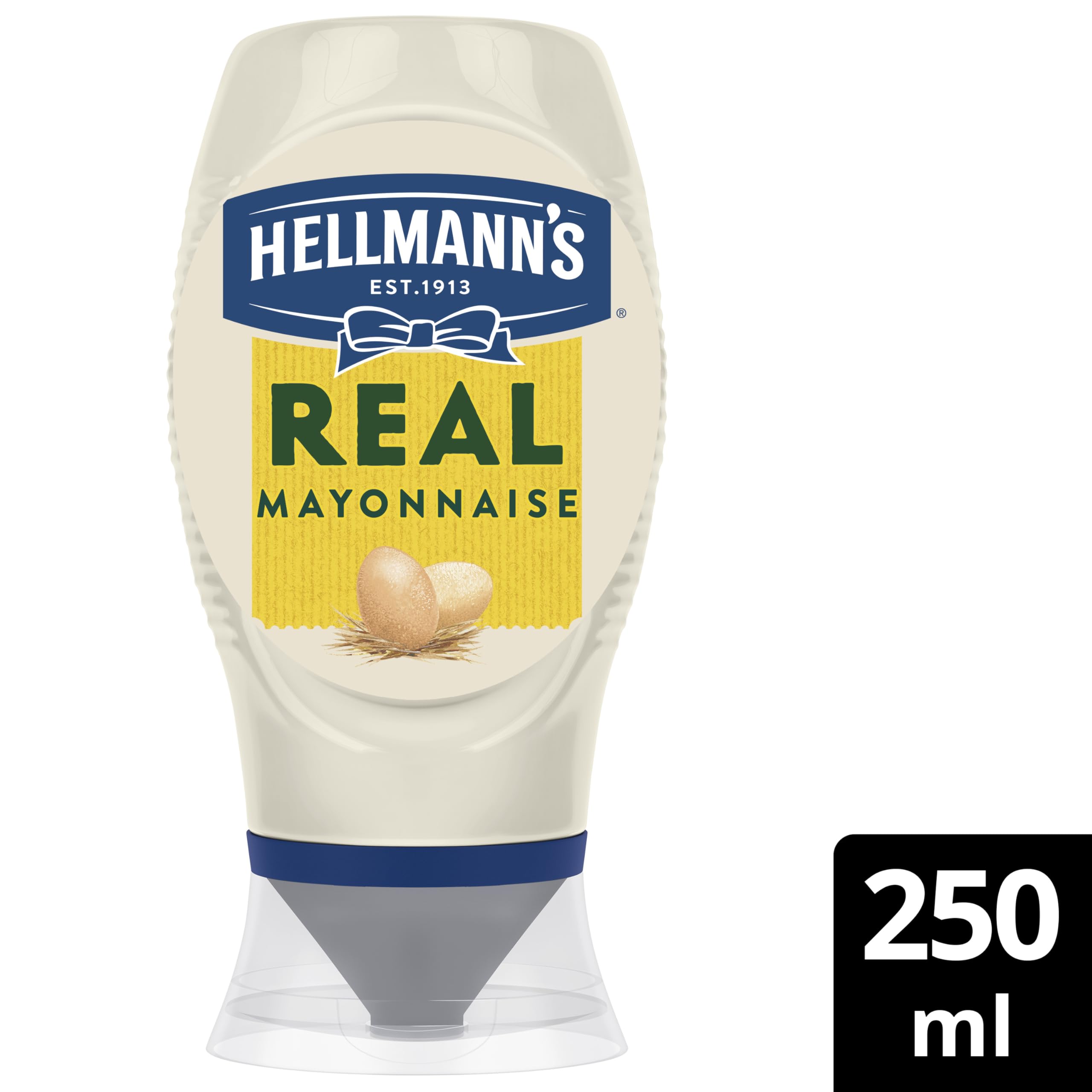 Hellmann's Real Mayonnaise - Made with 100% Free-Range Eggs | 250 ml Squeeze Bottle 2