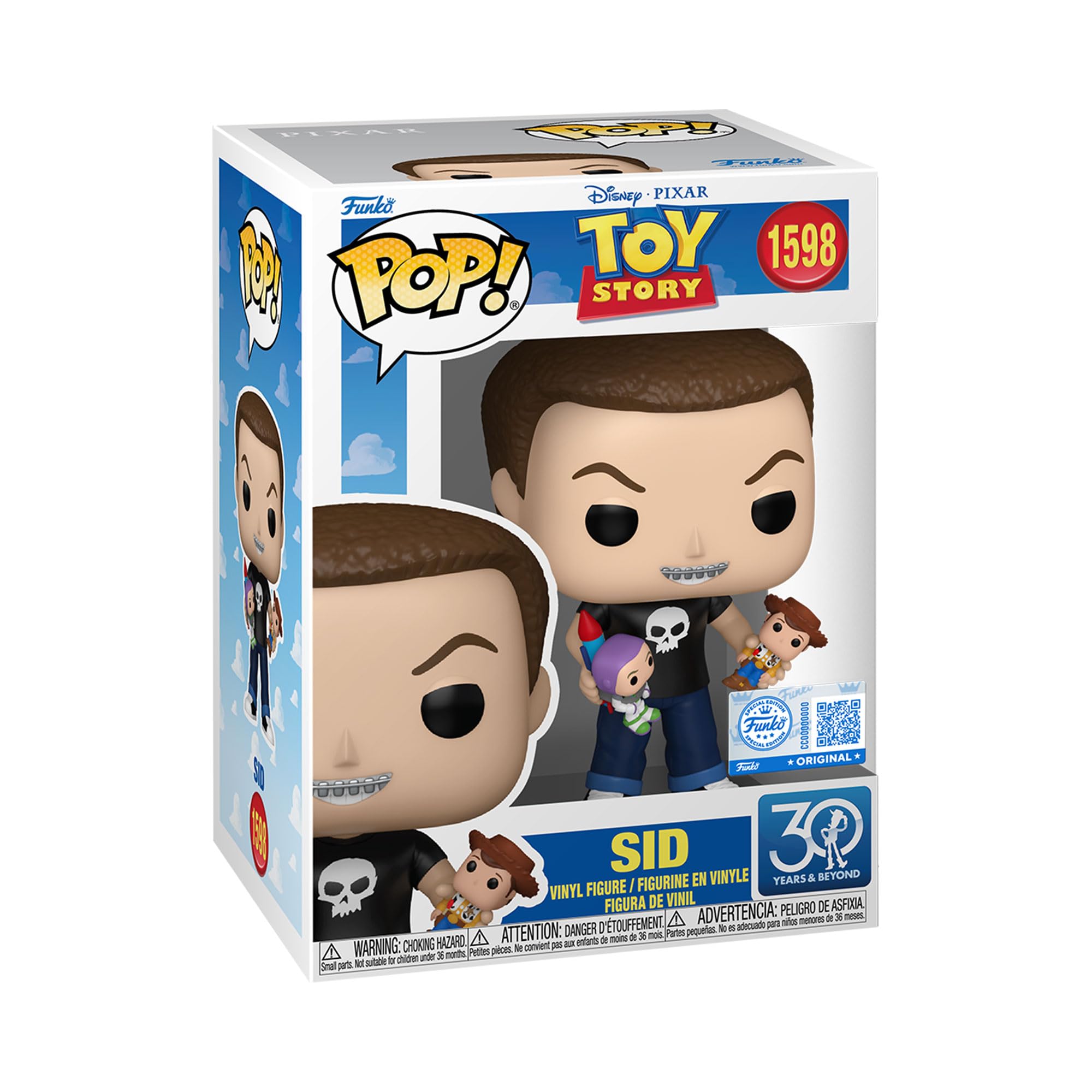 Funko Pop! Disney: Toy Story 30th - Sid Phillips Vinyl Figure 1
