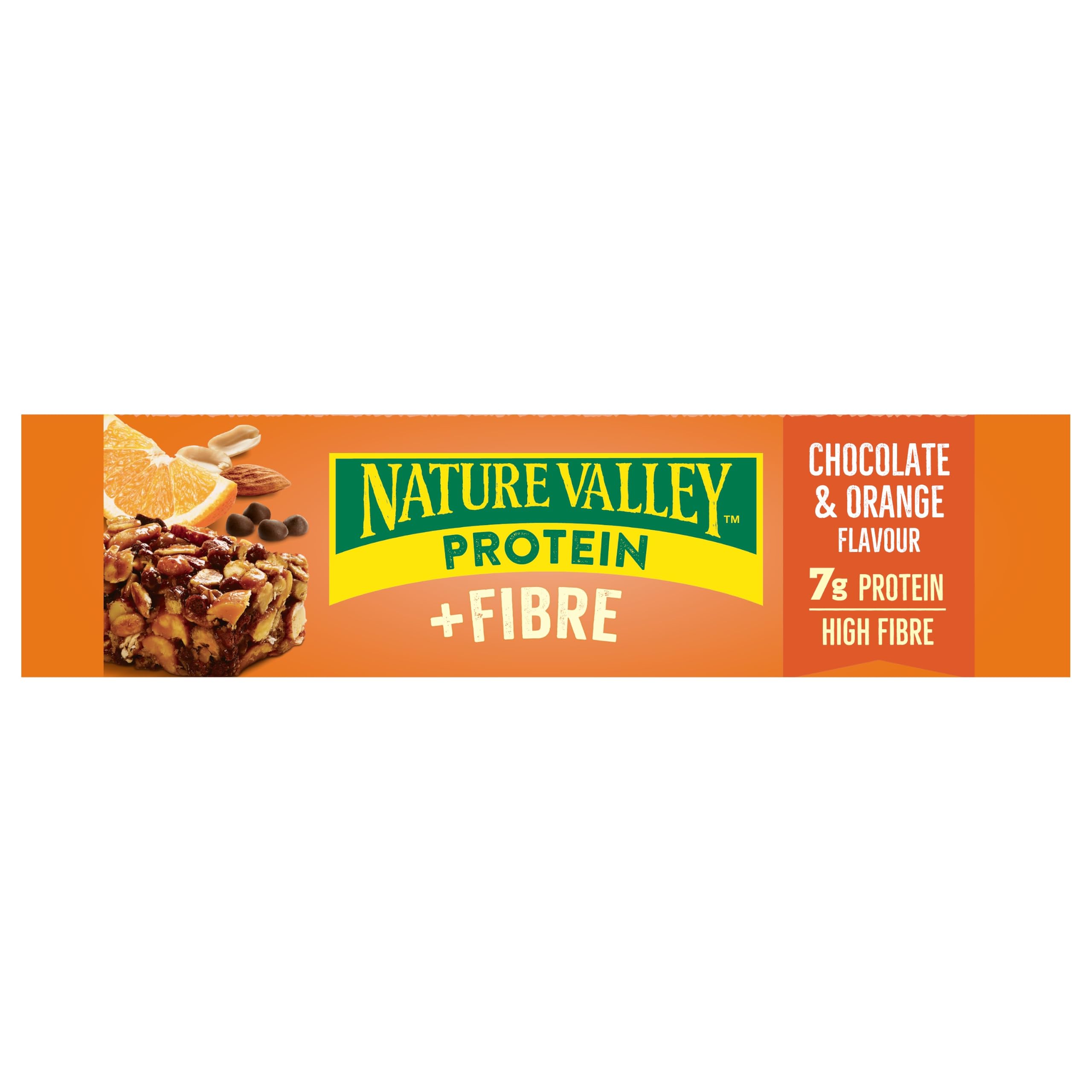 Nature Valley Protein Chocolate & Orange Bars - 7g Protein | High Fibre | No Artificial Flavours 2
