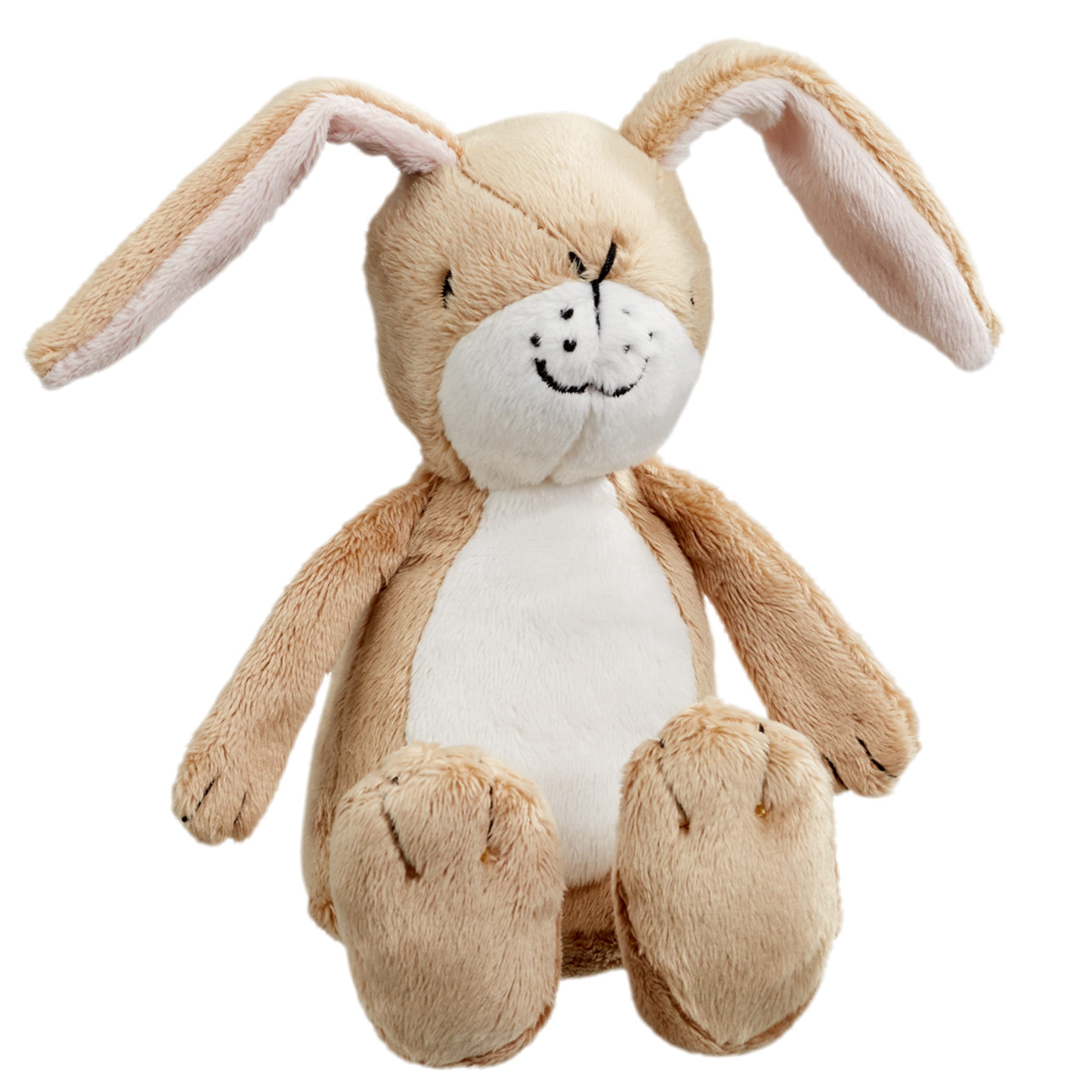 Rainbow Designs Little Nutbrown Hare Rattle Toy - Soft Plush Baby Rattle for Newborns | Ages 1 Month+ 1