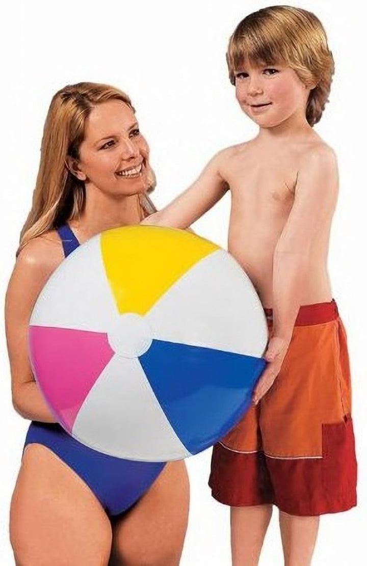 Intex 59030EP 24-Inch Glossy Beach Ball - Outdoor Play for Kids 3+