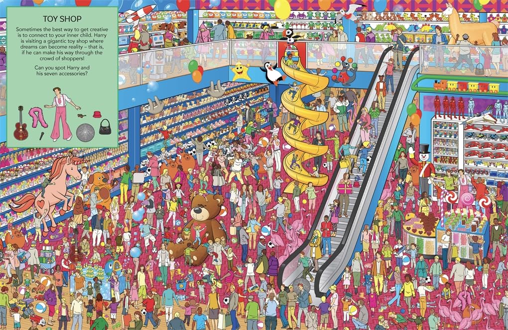 Where’s Harry?: A Stylish Search Book [Paperback]