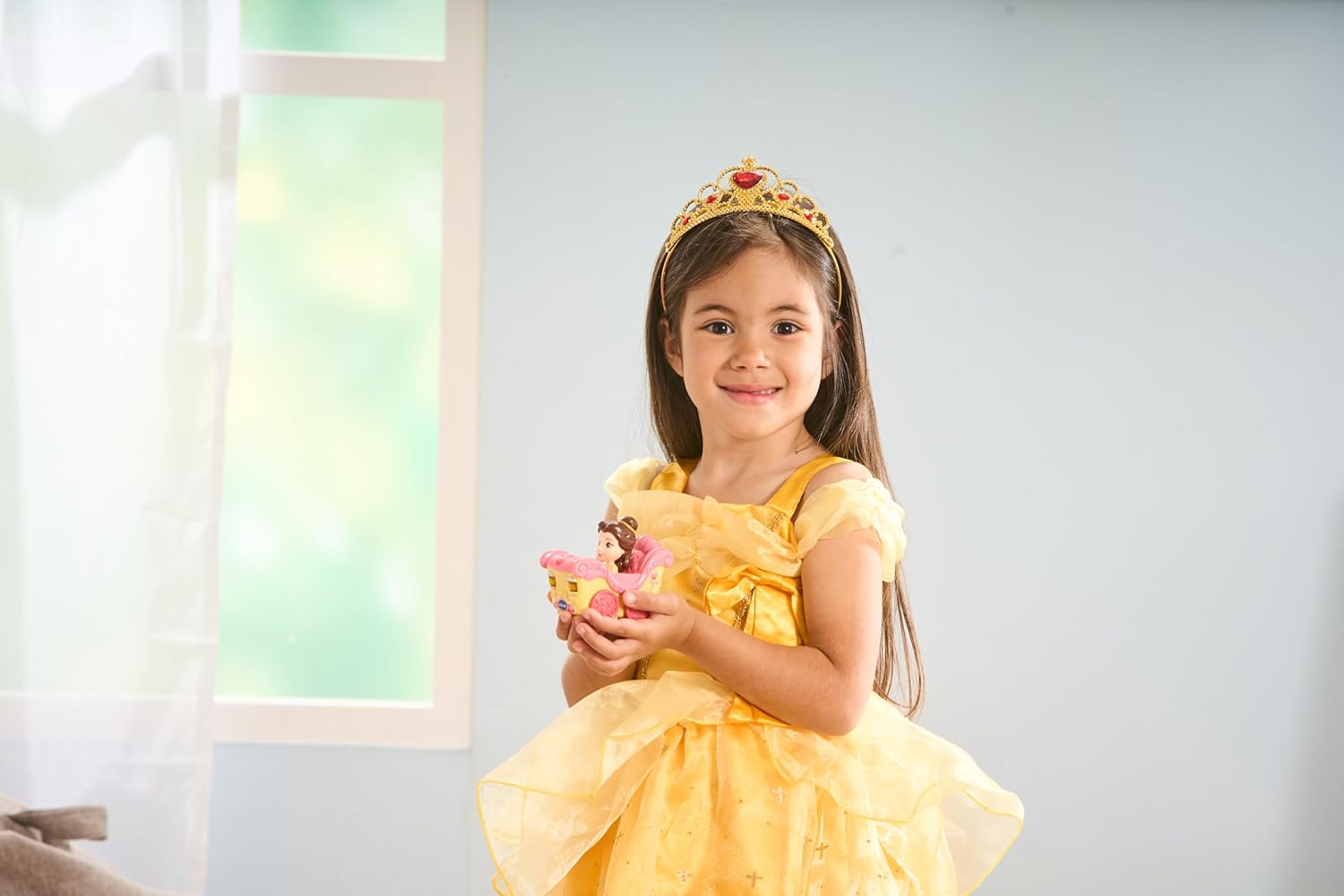 VTech Toot-Toot Drivers Belle's Enchanted Carriage - Interactive Musical Vehicle for Toddlers 4
