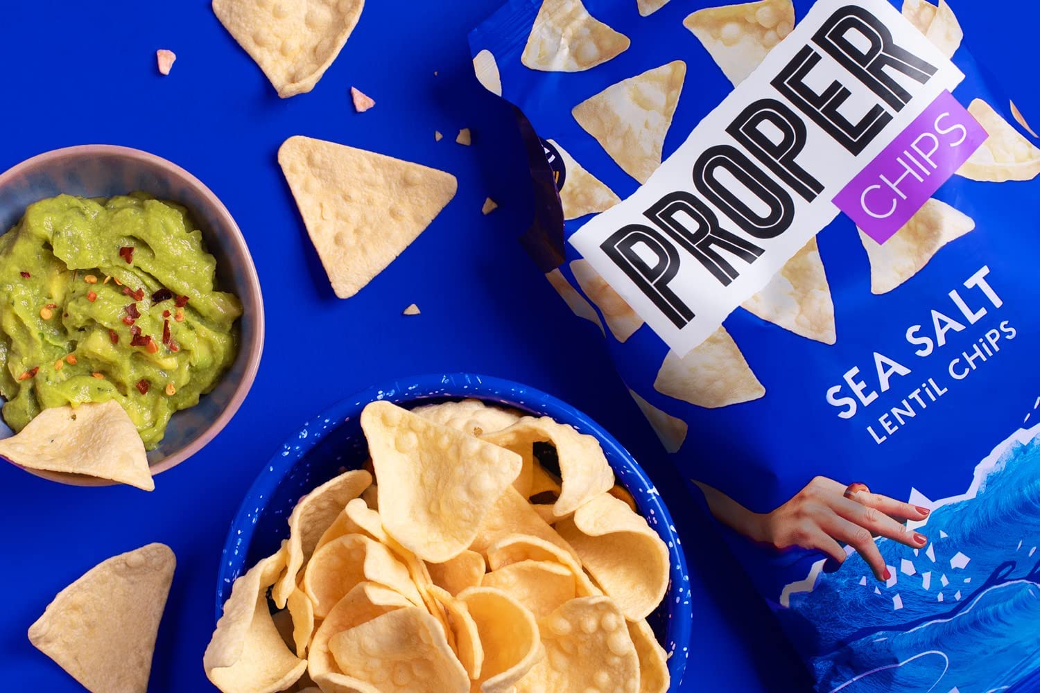 PROPER - Sea Salt Lentil Chips, Vegan & Gluten Free Snacks, 85g (8 Packs) 6
