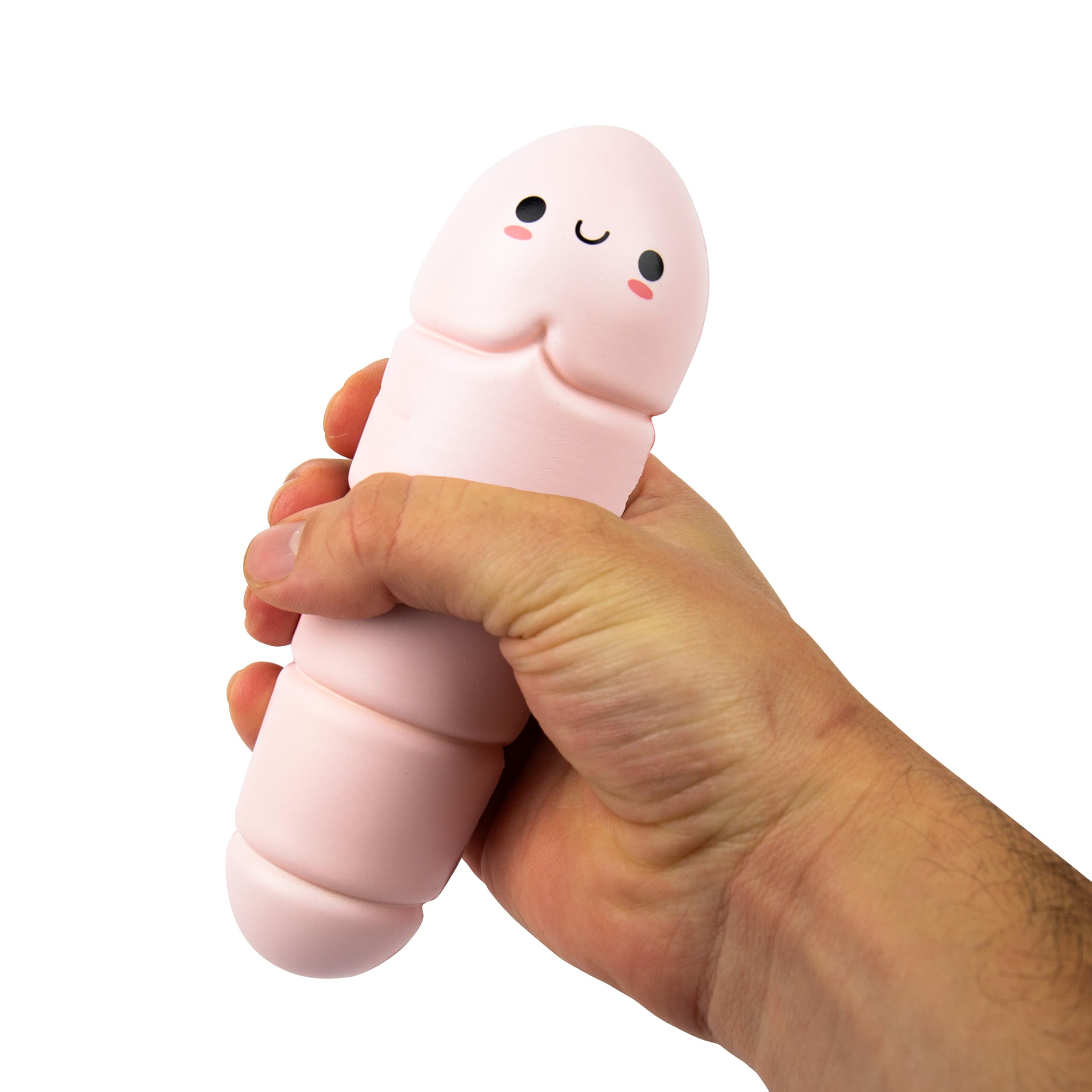 Worry Worm Stress Reliever – Squishy Willy Worm-Shaped Fidget Toy for Kids & Adults 5