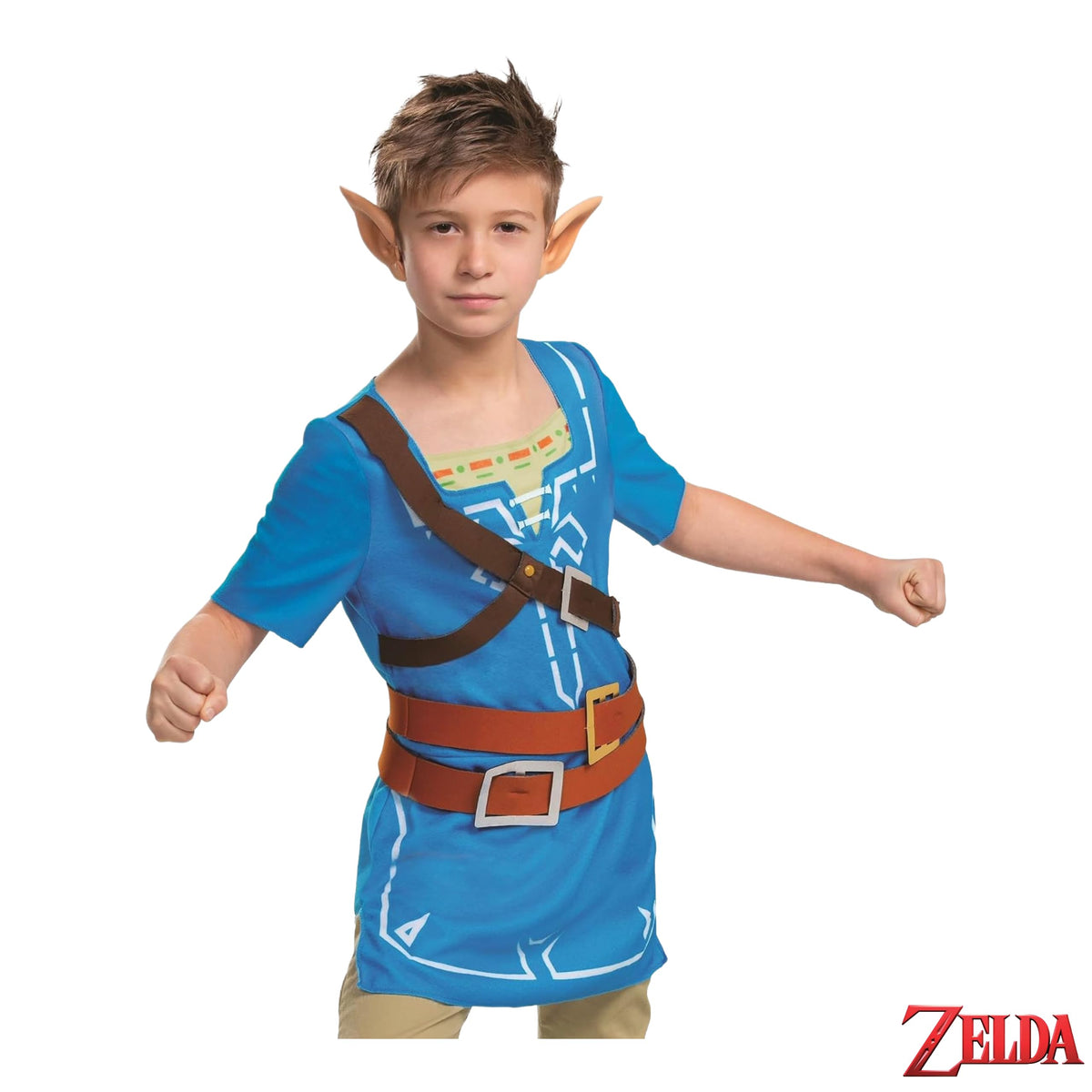 Disguise Legend of Zelda Link Costume for Kids - Breath of the Wild, 7–8 Years