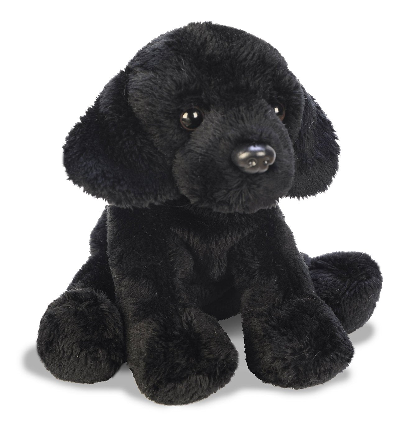 Yomiko Black Labrador (Small) - Realistic Plush Dog with Airbrushed Details 1