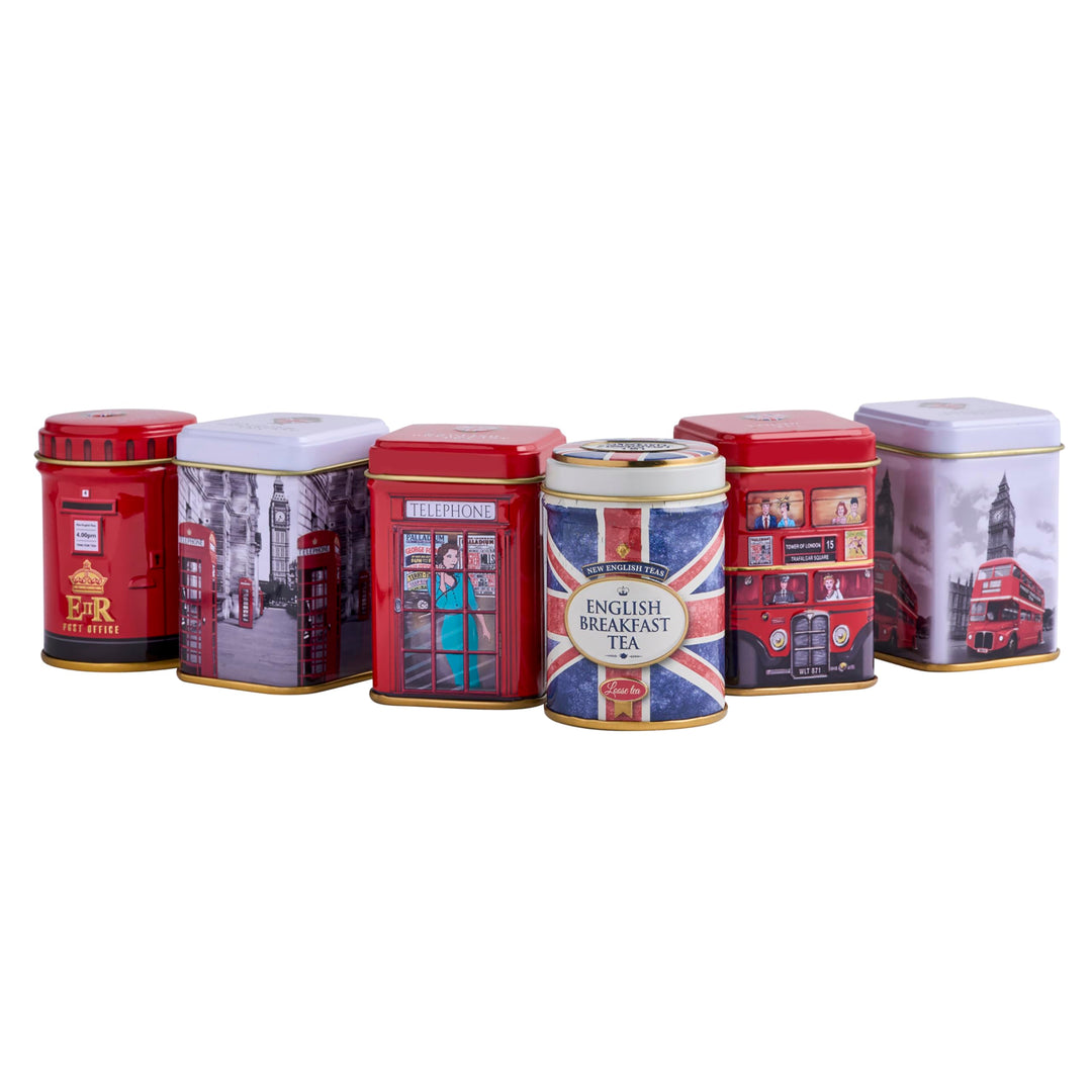 New English Teas - British Mini Tin Tea Selection 140 g