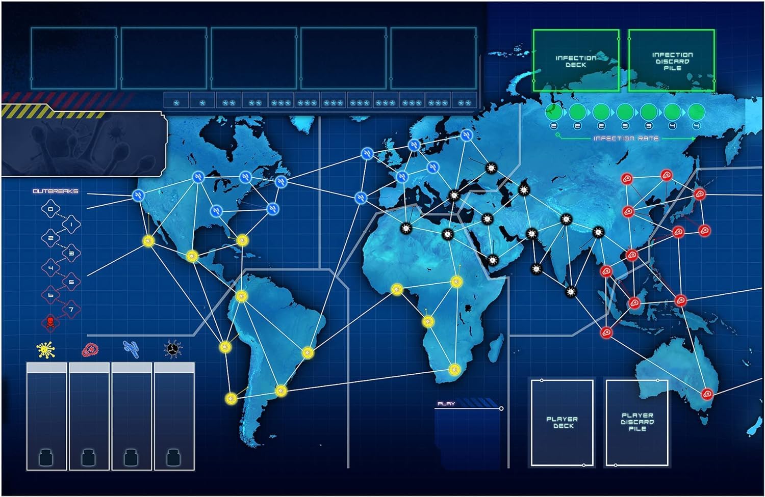 Z-Man Games Pandemic Legacy Season 1 Blue Edition Board Game | Cooperative Strategy | 2-4 Players | 60 Min 3