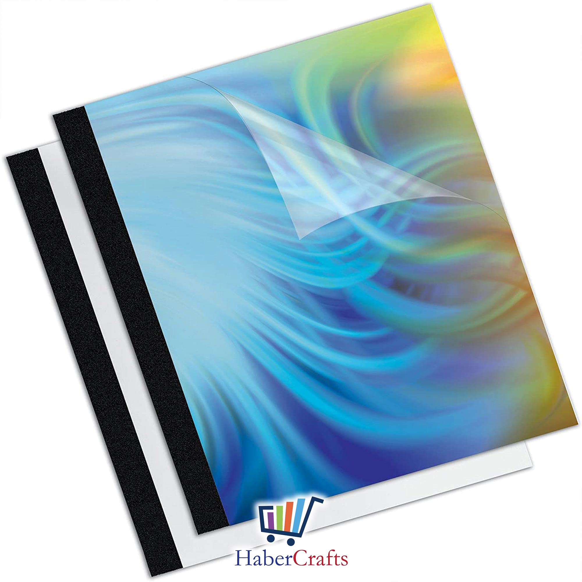 Habercrafts Clear Acetate Sheets - A3 Size, 240 Micron Heavy Duty PVC for Binding & Crafts | 10 Sheets 8