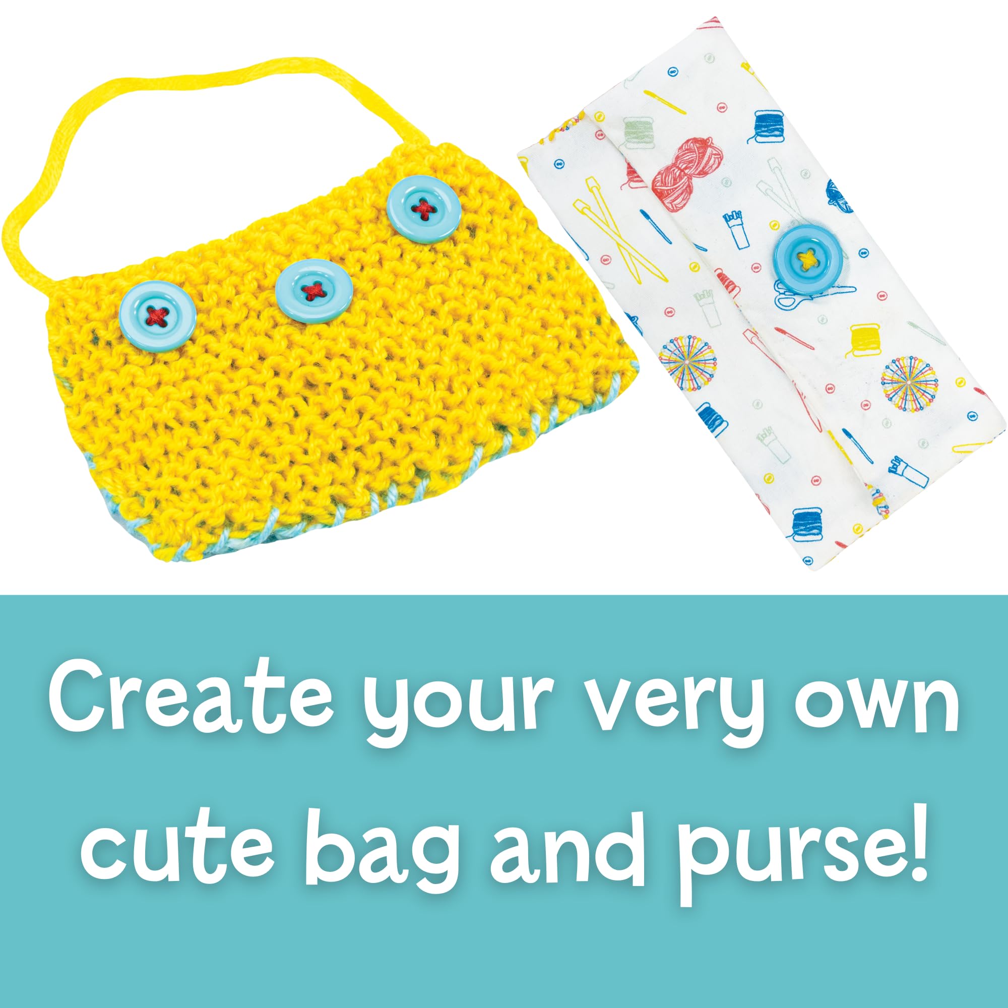 Galt Knit and Sew Kit - Creative Craft Set for Kids 7 Years and Up 13