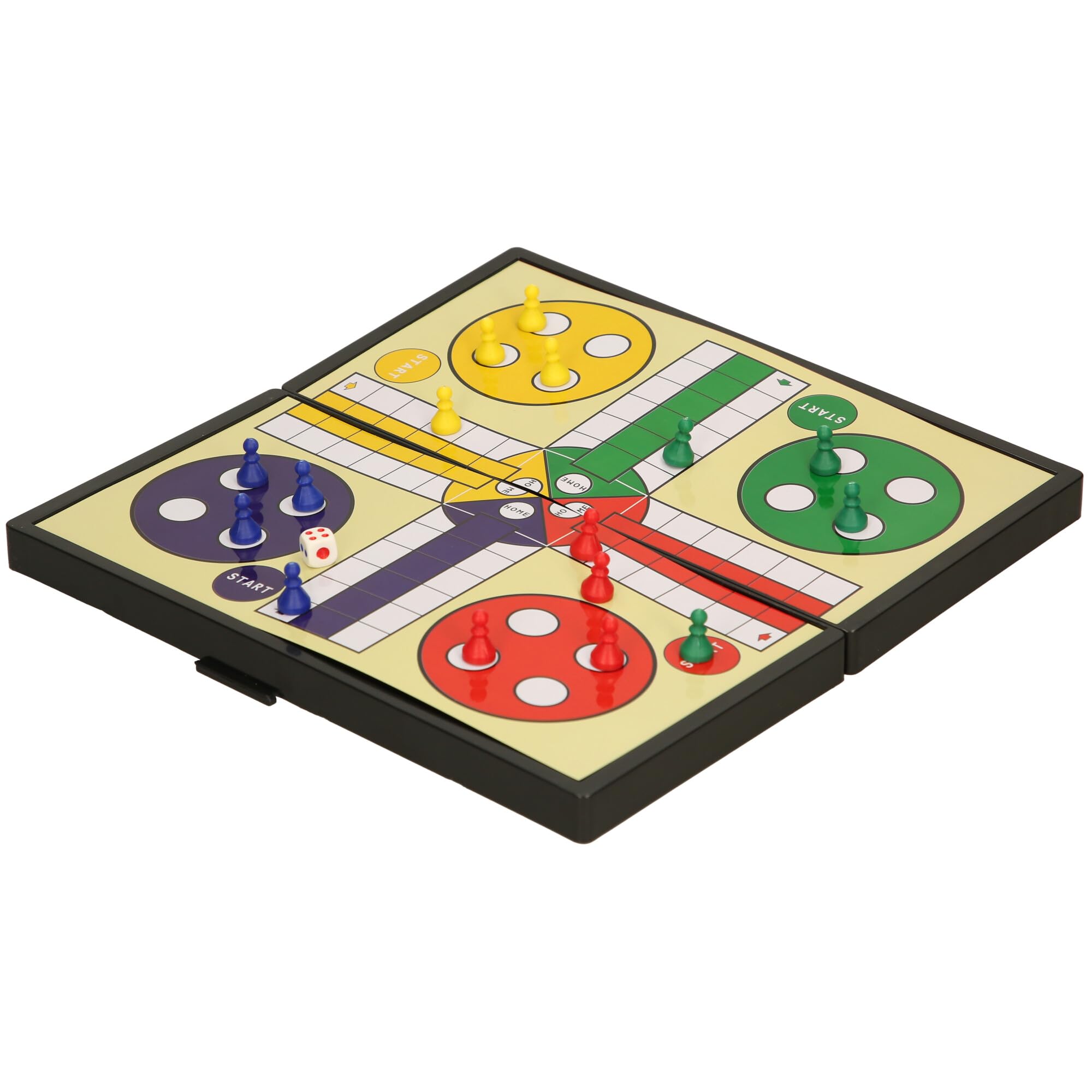 Atoz 4-in-1 Magnetic Travel Games Set - Ludo, Chess, Draughts & Connect Four | 2-4 Players 3