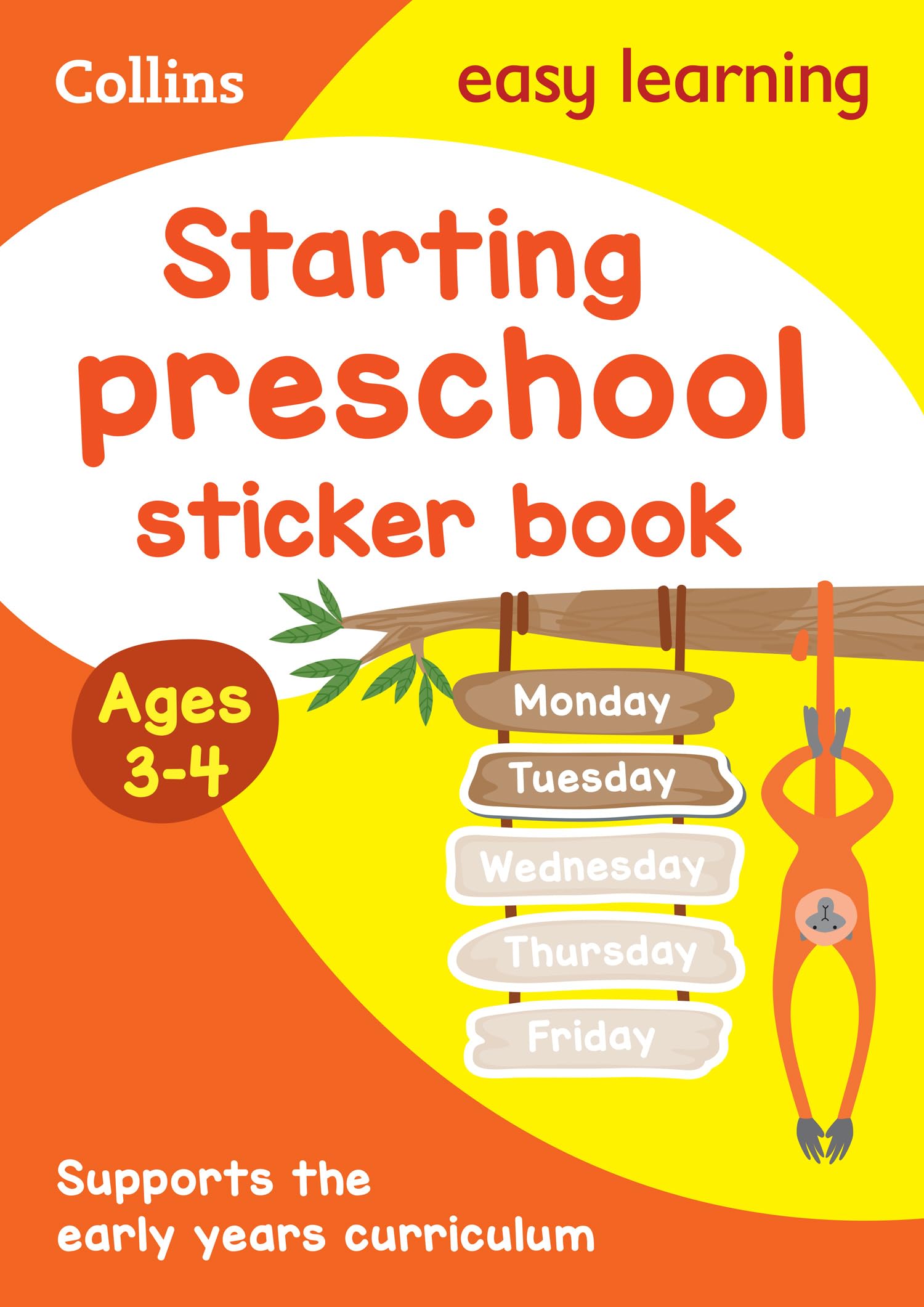 Collins Starting Preschool Sticker Book Ages 3-4 (Easy Learning)