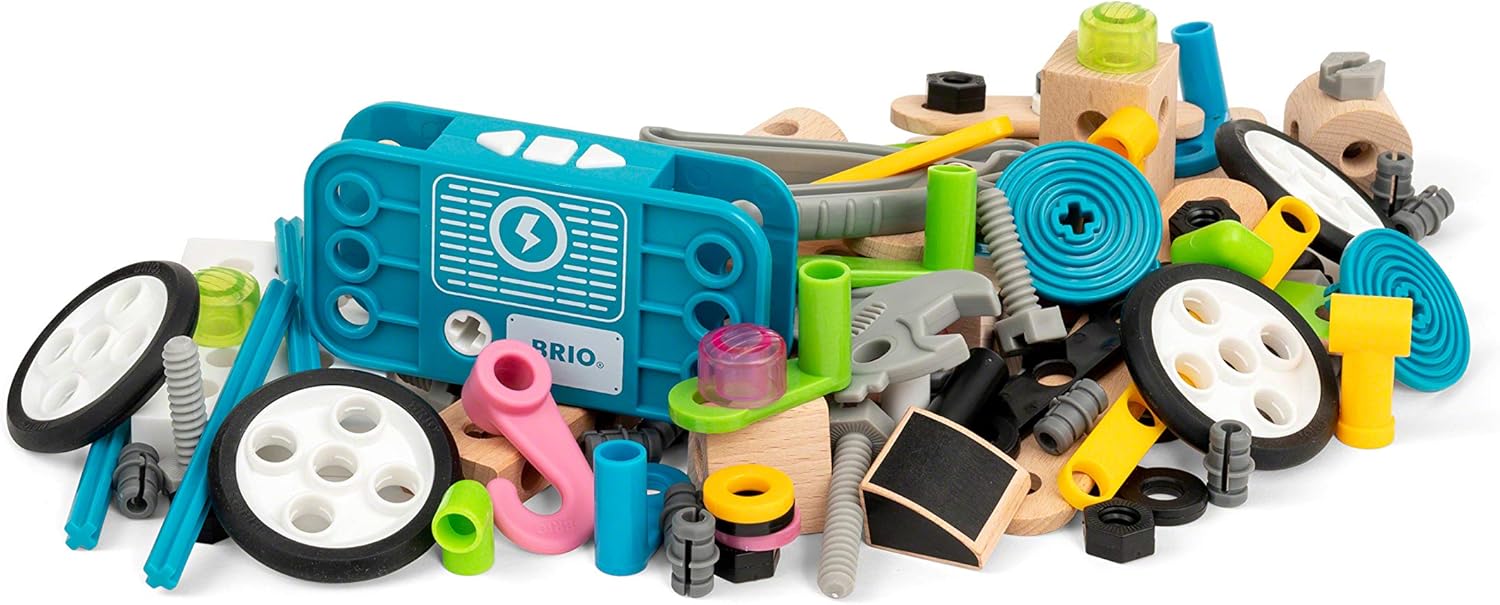 BRIO Builder Motor Construction Set - STEM Building Toy for Ages 3+ 6