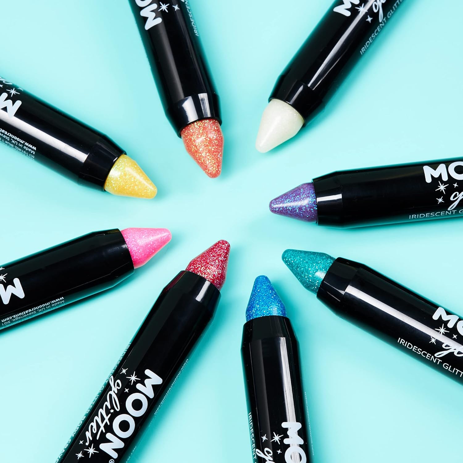 Moon Glitter - Iridescent Face & Body Crayon (3.5g) - Purple 3