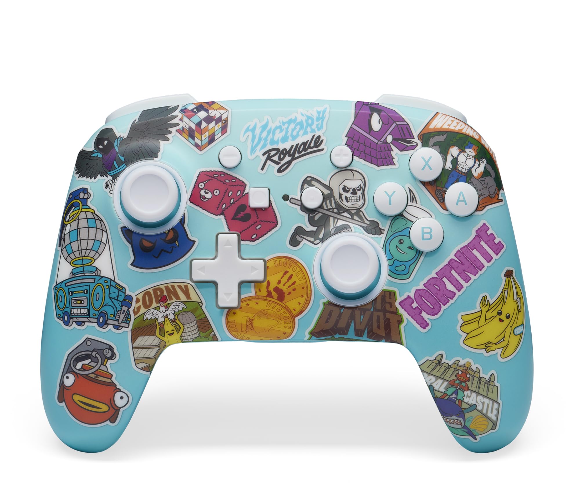 Fortnite Sticker Mania - PowerA Enhanced Wireless Controller for Nintendo Switch 1