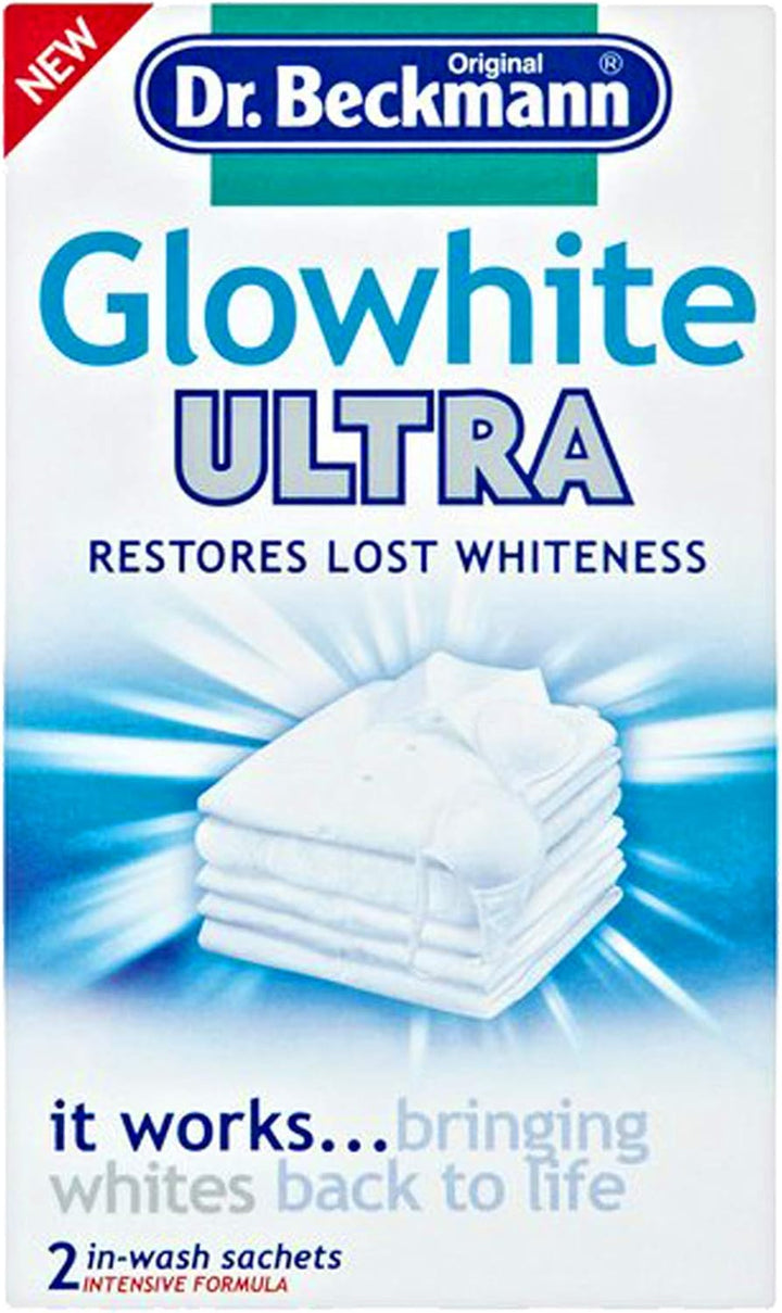 Dr. Beckmann Glowhite Ultra Fabric Whitener (8 x 40g Sachets)
