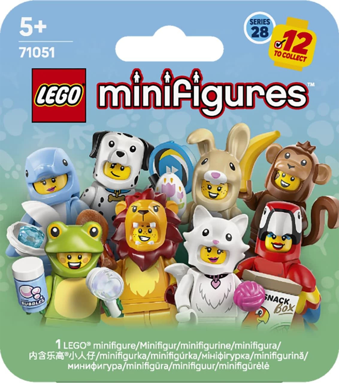 LEGO Minifigures Animal Series 28 Blind Box | 1 of 12 Collectible Figures | Ages 5+ 6