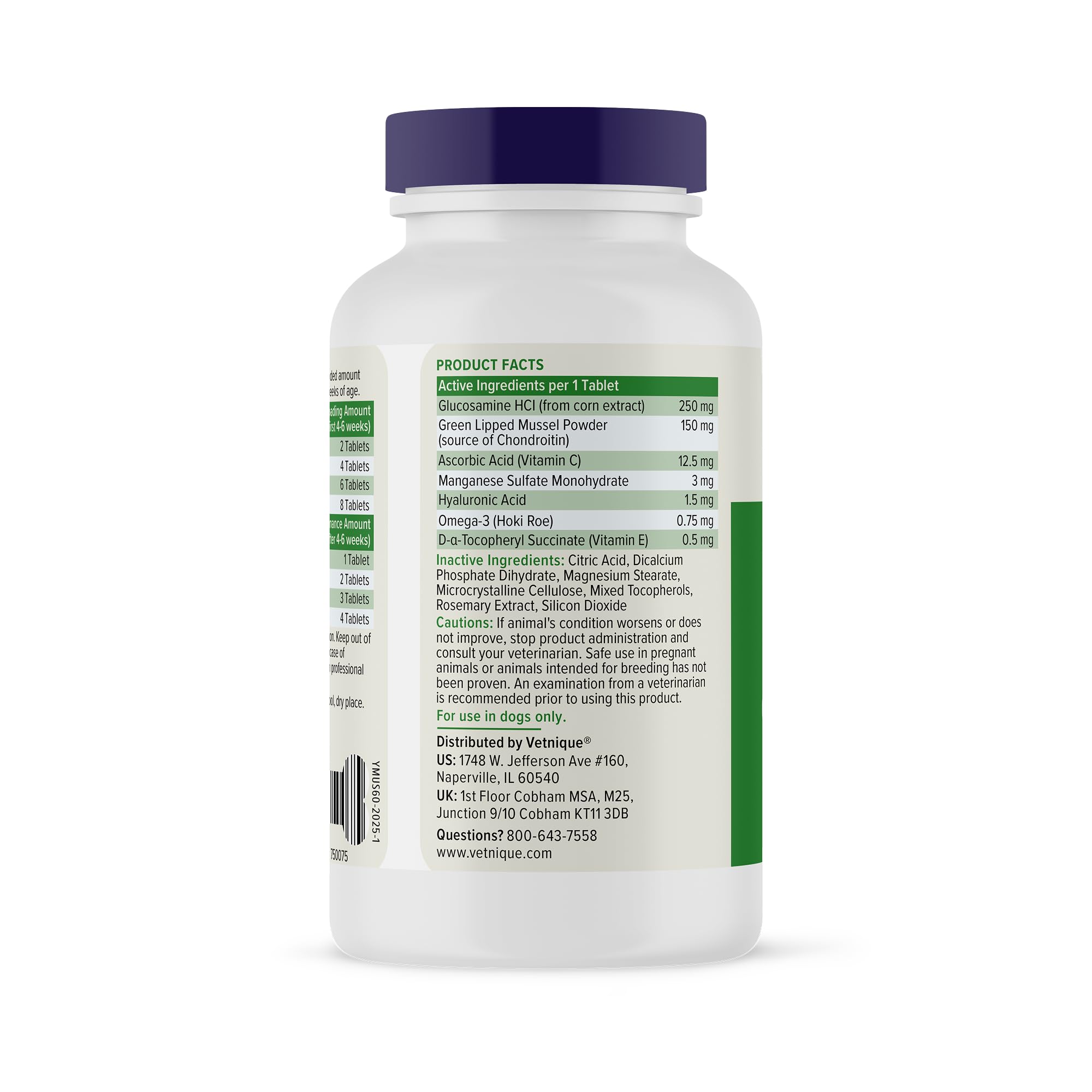 YuMOVE Joint Supplement for Dogs - 60 Tablets for Stiff Adult Dogs with Glucosamine & Green Lipped Mussel 8