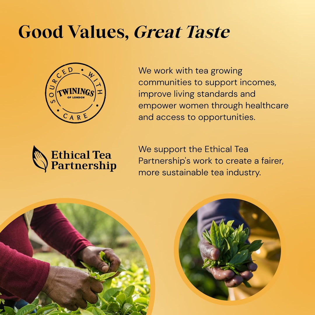 Twinings Decaf English Breakfast Tea | 40 Tea Bags | Golden & Full-Bodied