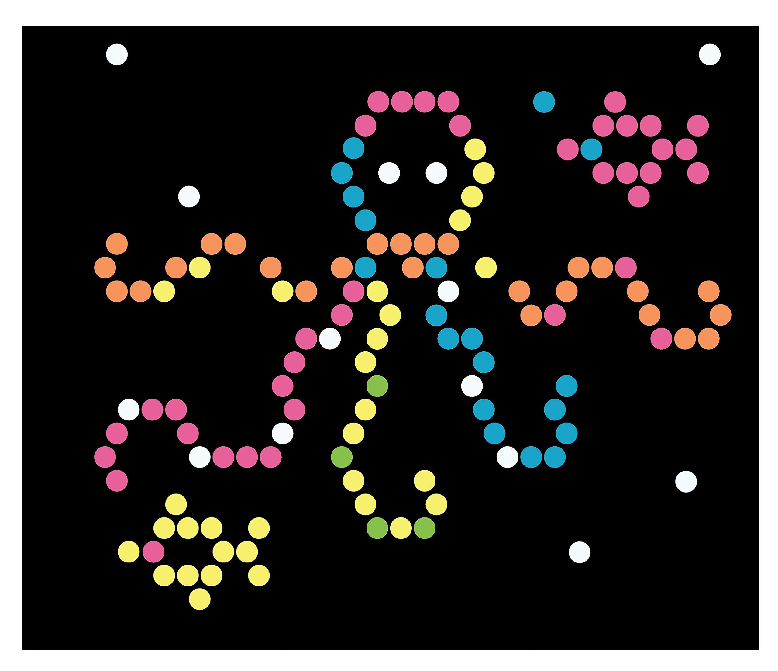 Lite Brite Peg & Template Refill Pack | Light Up Drawing Board with 100 Pegs & 8 Templates 16