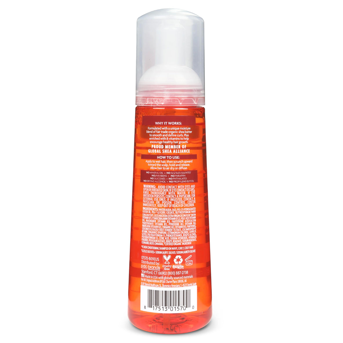 Cantu Wave Whip Curling Mousse - Defines Curls, Reduces Frizz, Hydrates | 248ml