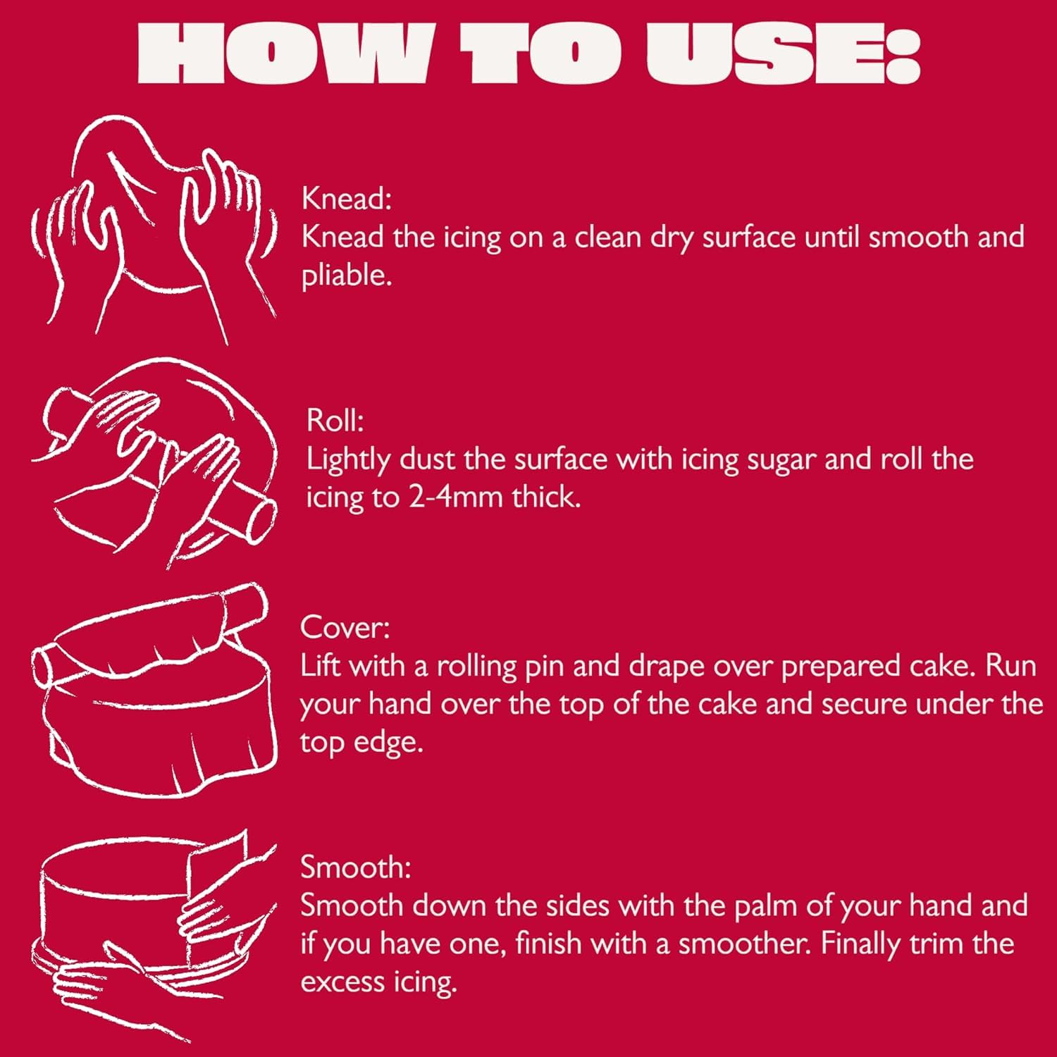 Renshaw Extra Stretch Smooth & Thin Blue Fondant Icing, 250g - Ready to Roll Cake Decorating Icing 6