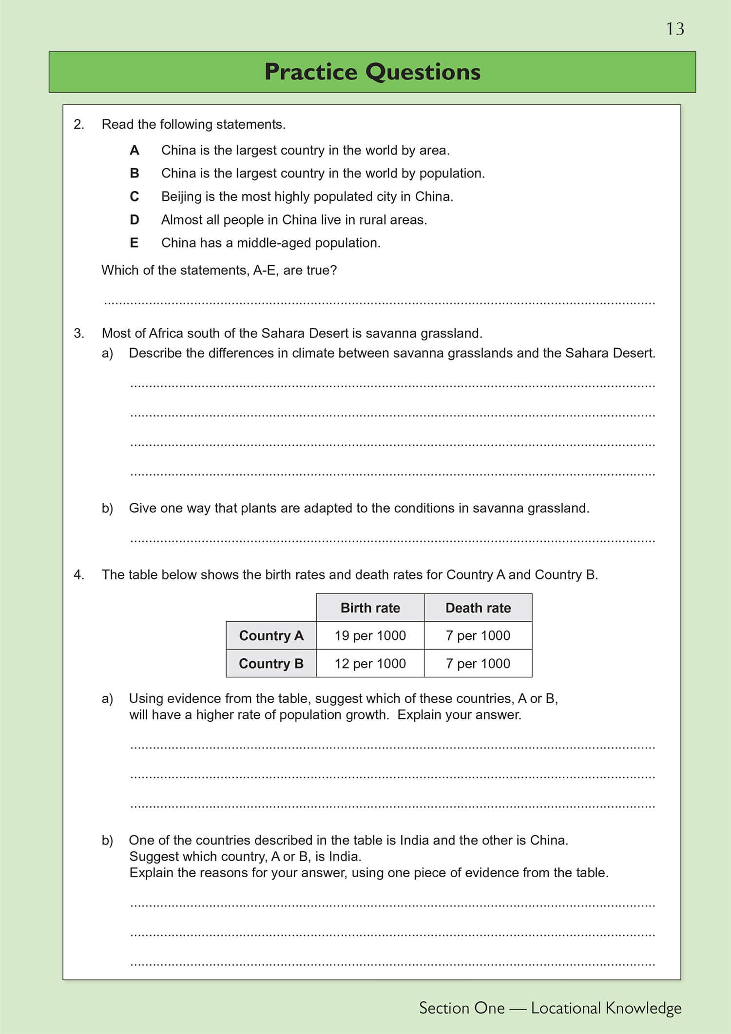 CGP KS3 Geography Complete Revision & Practice Book - All-in-One Guide | Includes Online Edition 7