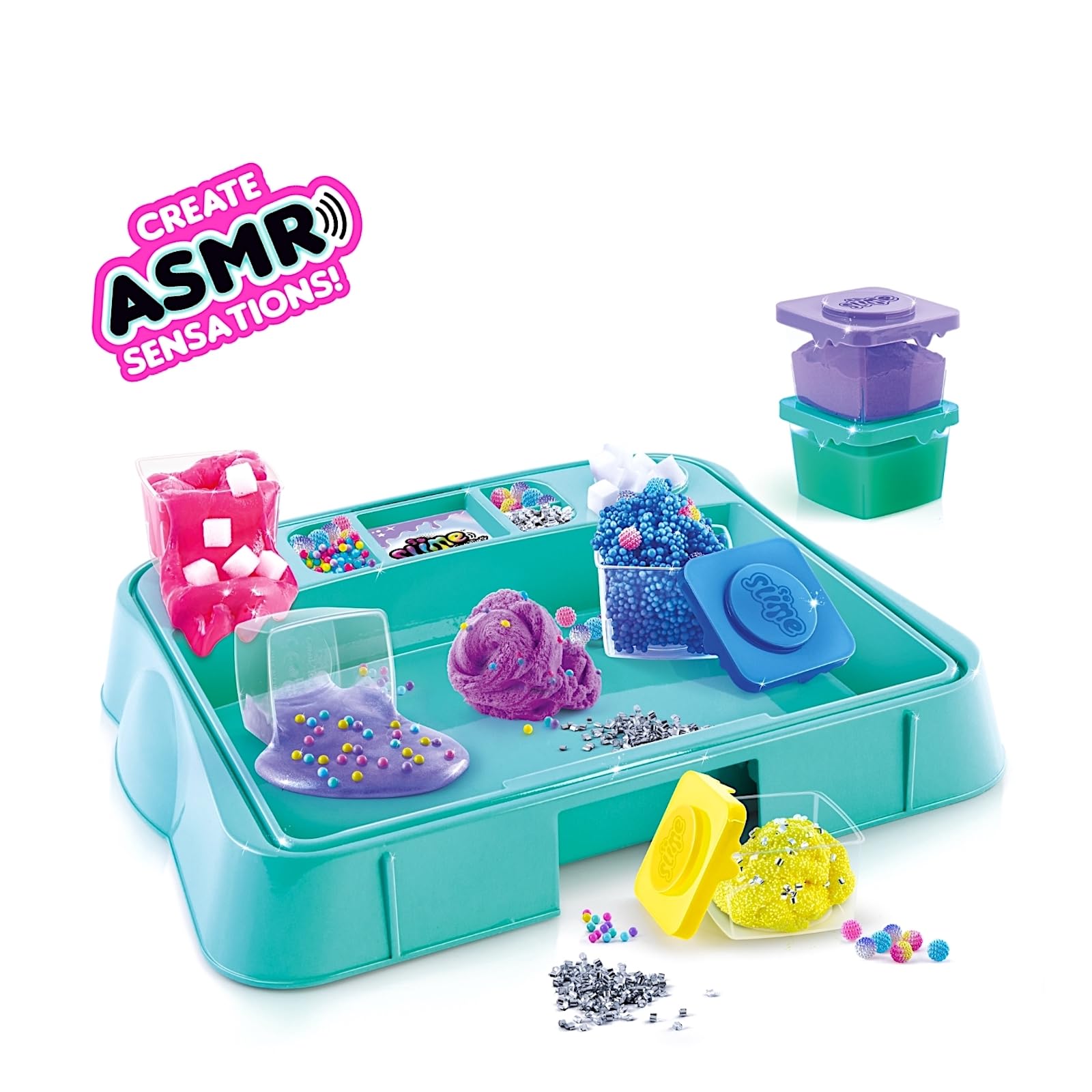 So Slime Sensations Mix’In Sensations 3-in-1 ASMR Slime Desk - Blue 10