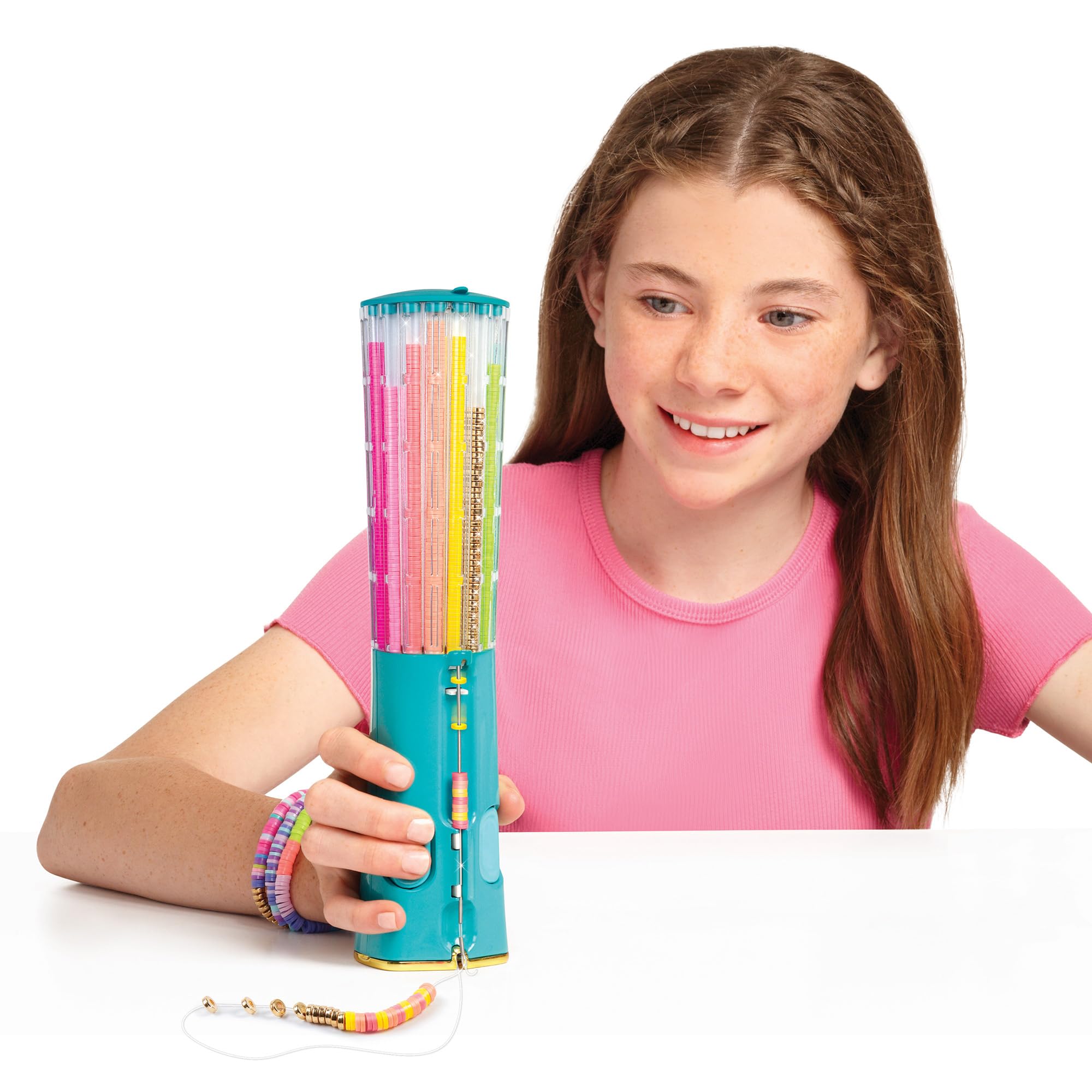 Make It Real Swift Clicks Heishi Bracelet Maker - 23 Bracelets | 2040 Beads | Ages 8+ 7