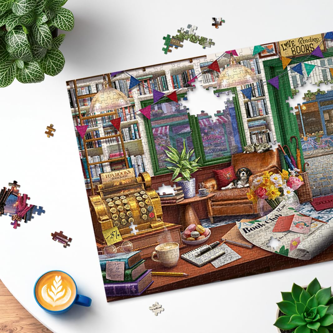 Ravensburger Enchanted Bookshop 1000 Piece Jigsaw Puzzle 5