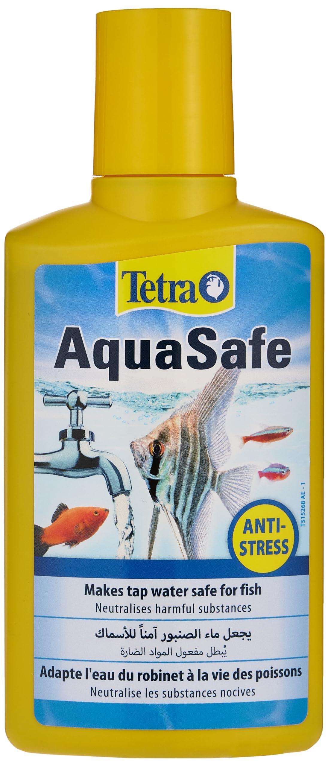 Tetra AquaSafe Water Treatment - Makes Tap Water Safe for Fish | 250ml Liquid
