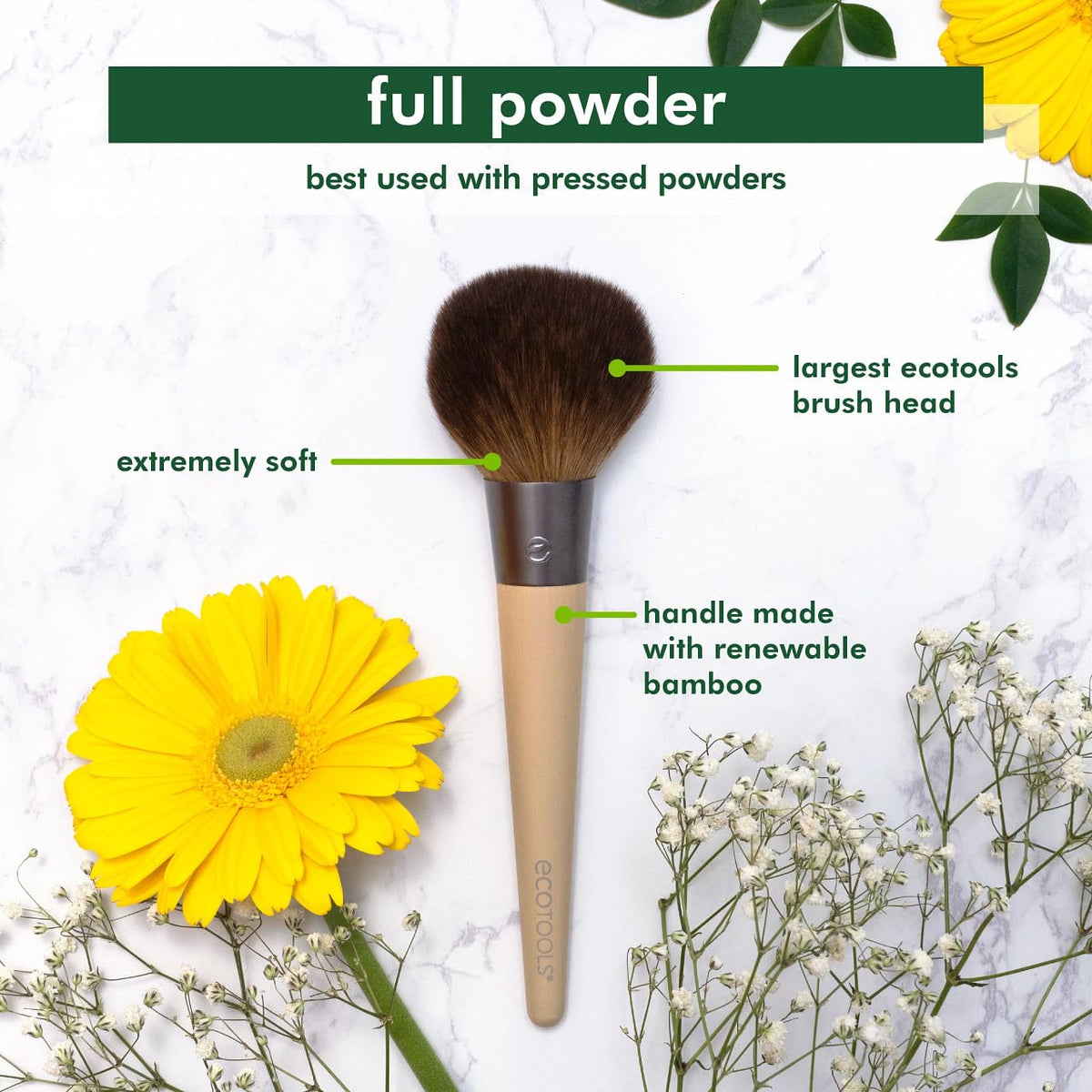 EcoTools Full Powder Makeup Brush - Set of 2