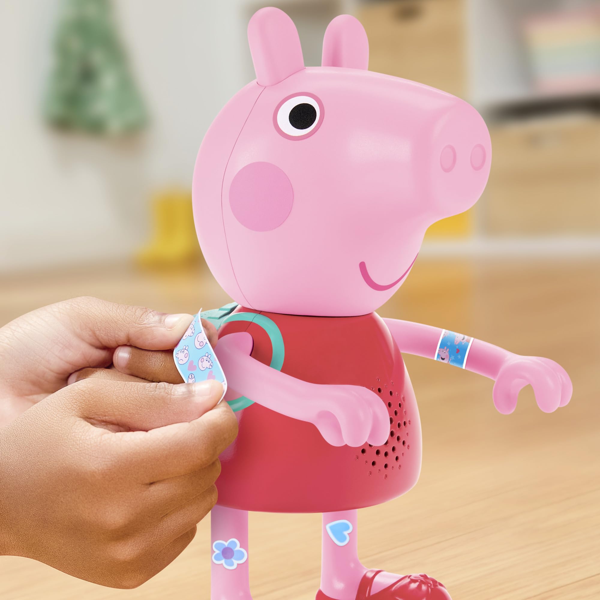 Peppa Pig Ready, Pedal, Go! Interactive Figure with Bike and Sounds - Ages 3+ 6