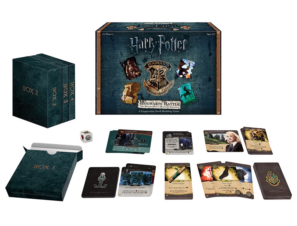 USAopoly Harry Potter: Hogwarts Battle Box of Monsters Expansion Board Game