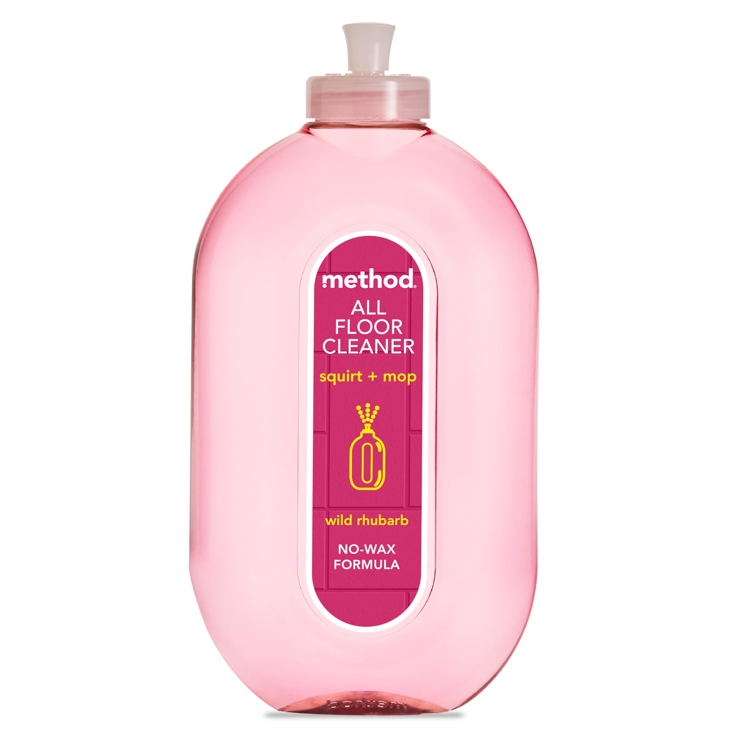 Method Floor Cleaner - Wild Rhubarb Scent, Non-Toxic Formula | 739 ml Spray