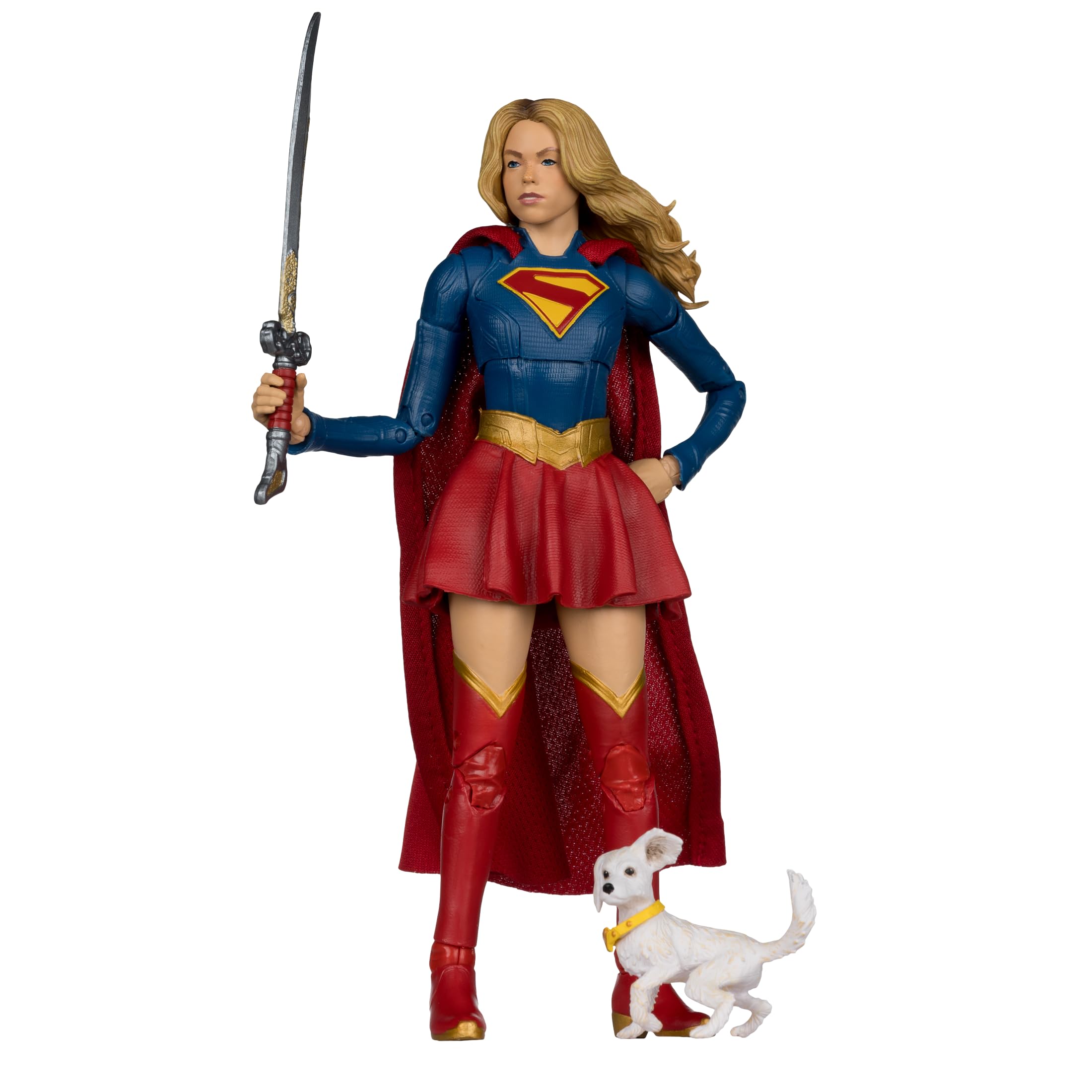 McFarlane DC Multiverse Supergirl and Baby Krypto 7in Action Figure Set | Ultra Articulation 4