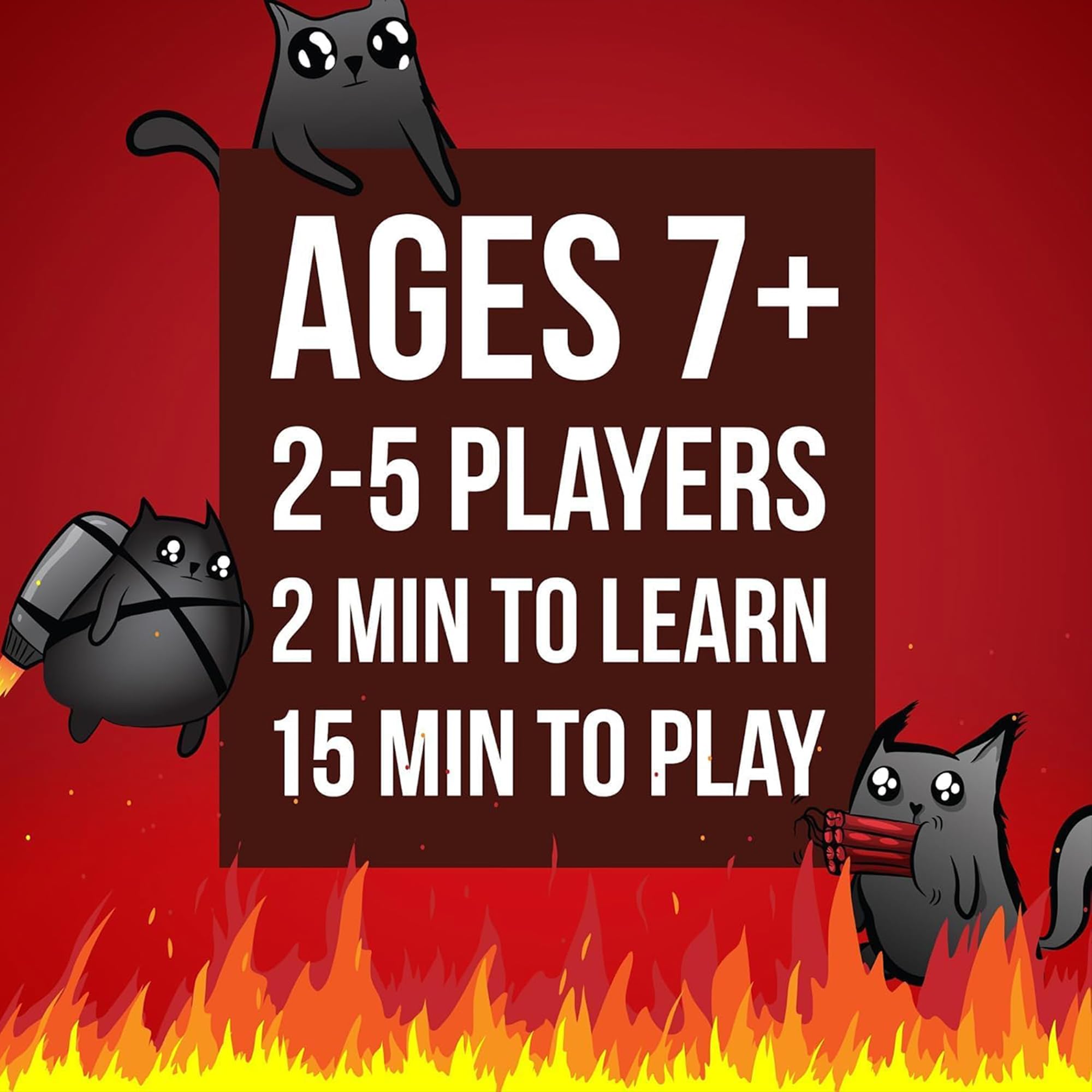 Exploding Kittens Original Edition Card Game - 2-5 Players | Ages 7+ | Collectible Tin