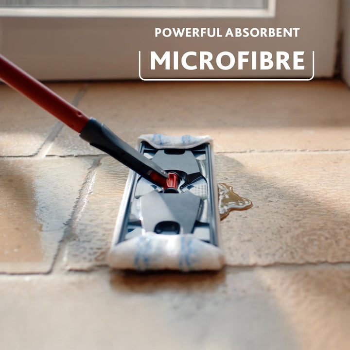 Vileda H2PrO Flat Mop System with Clean & Dirty Water Separation