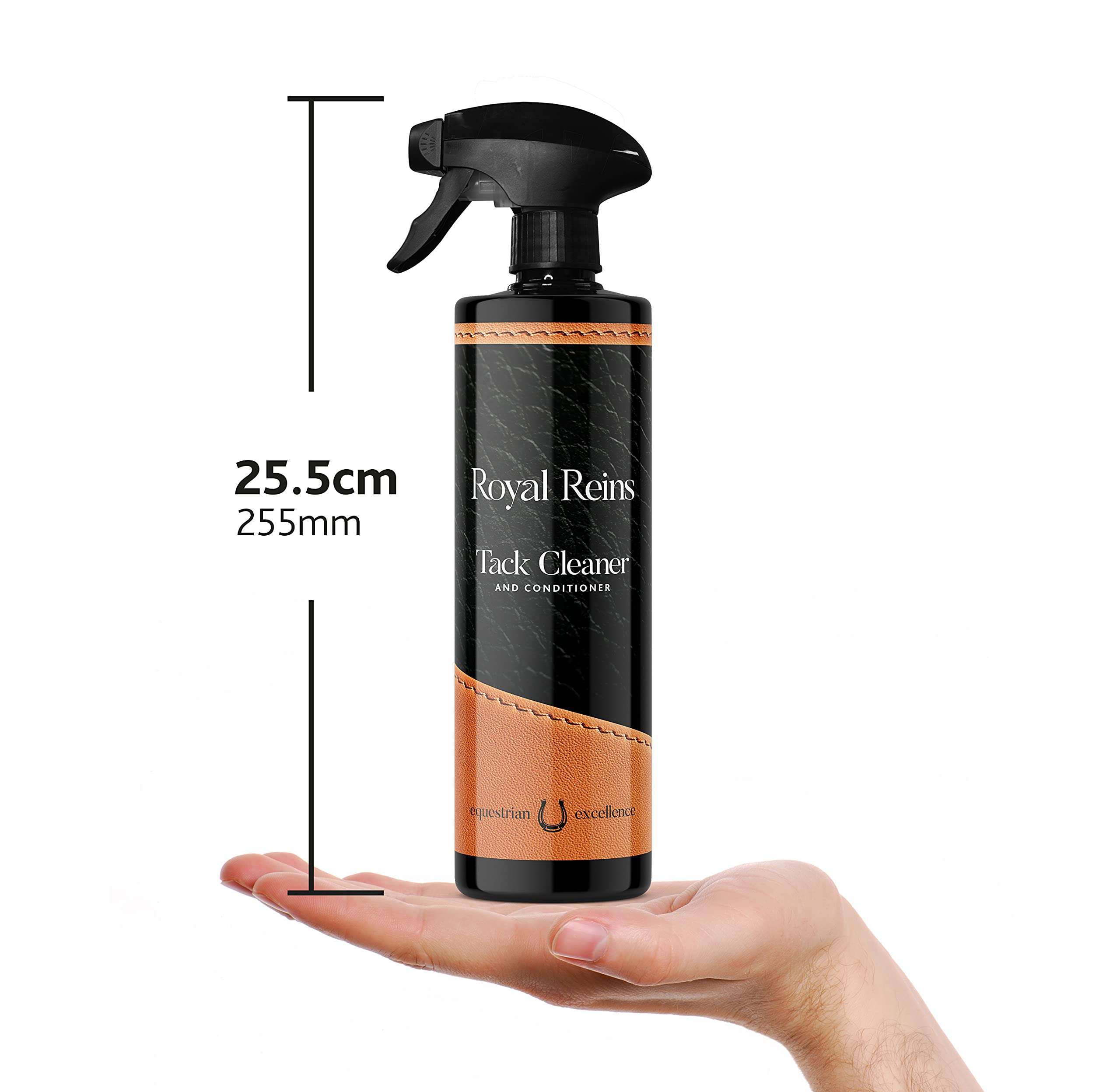 Royal Reins Leather Tack Cleaner & Conditioner - 500ml Spray | Fume Free | Made in UK 2