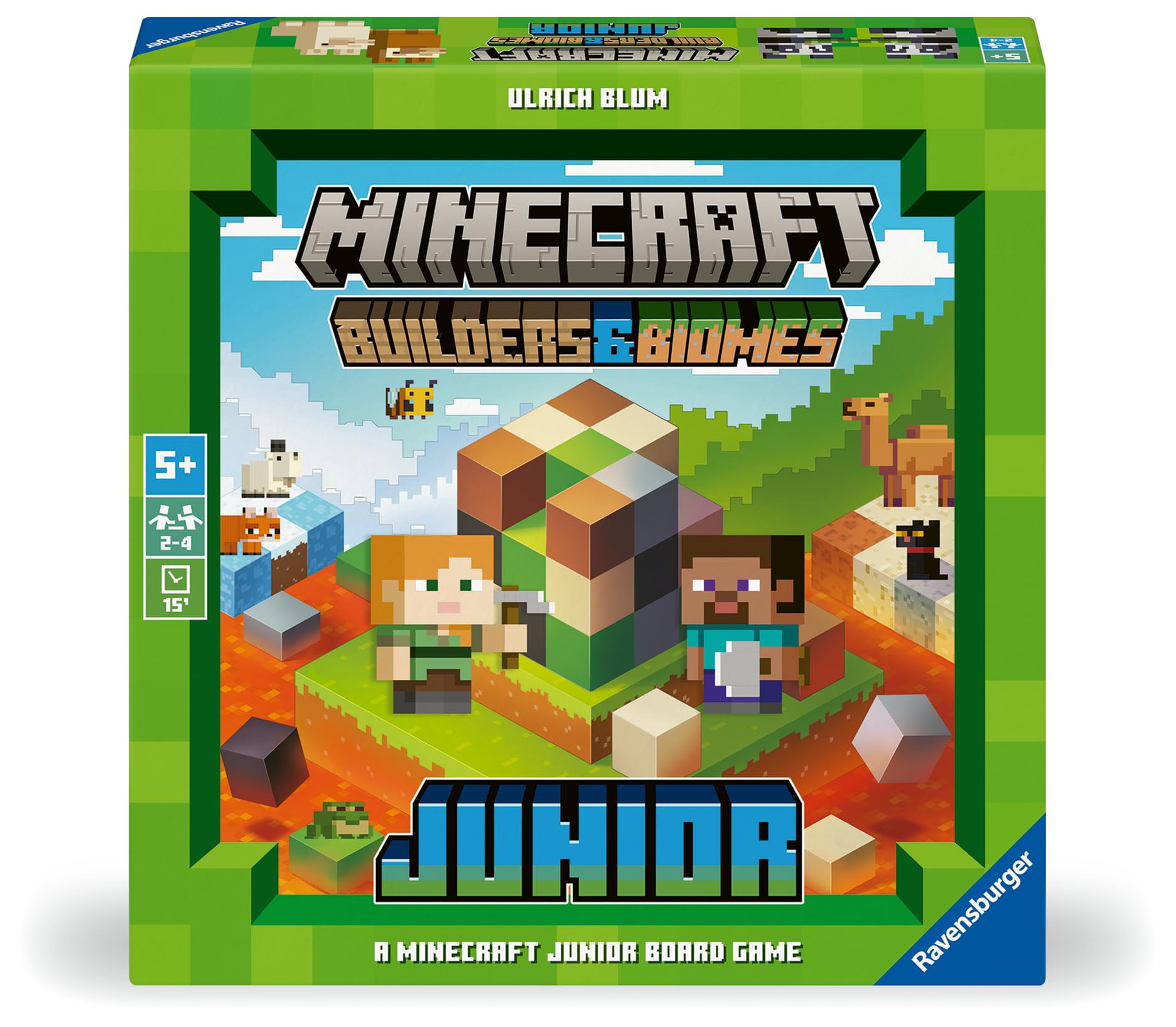 Ravensburger Minecraft Builders & Biomes Junior Board Game 12