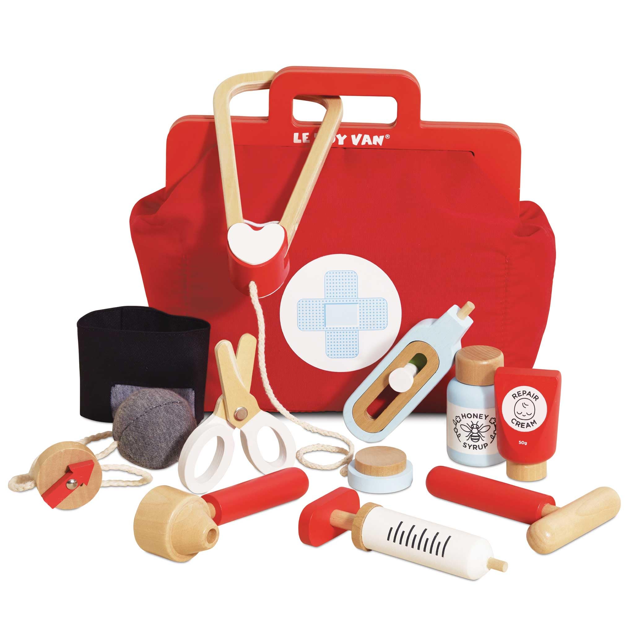 Le Toy Van Honeybake Wooden Doctor's Play Set | Role Play Toy for Ages 3+